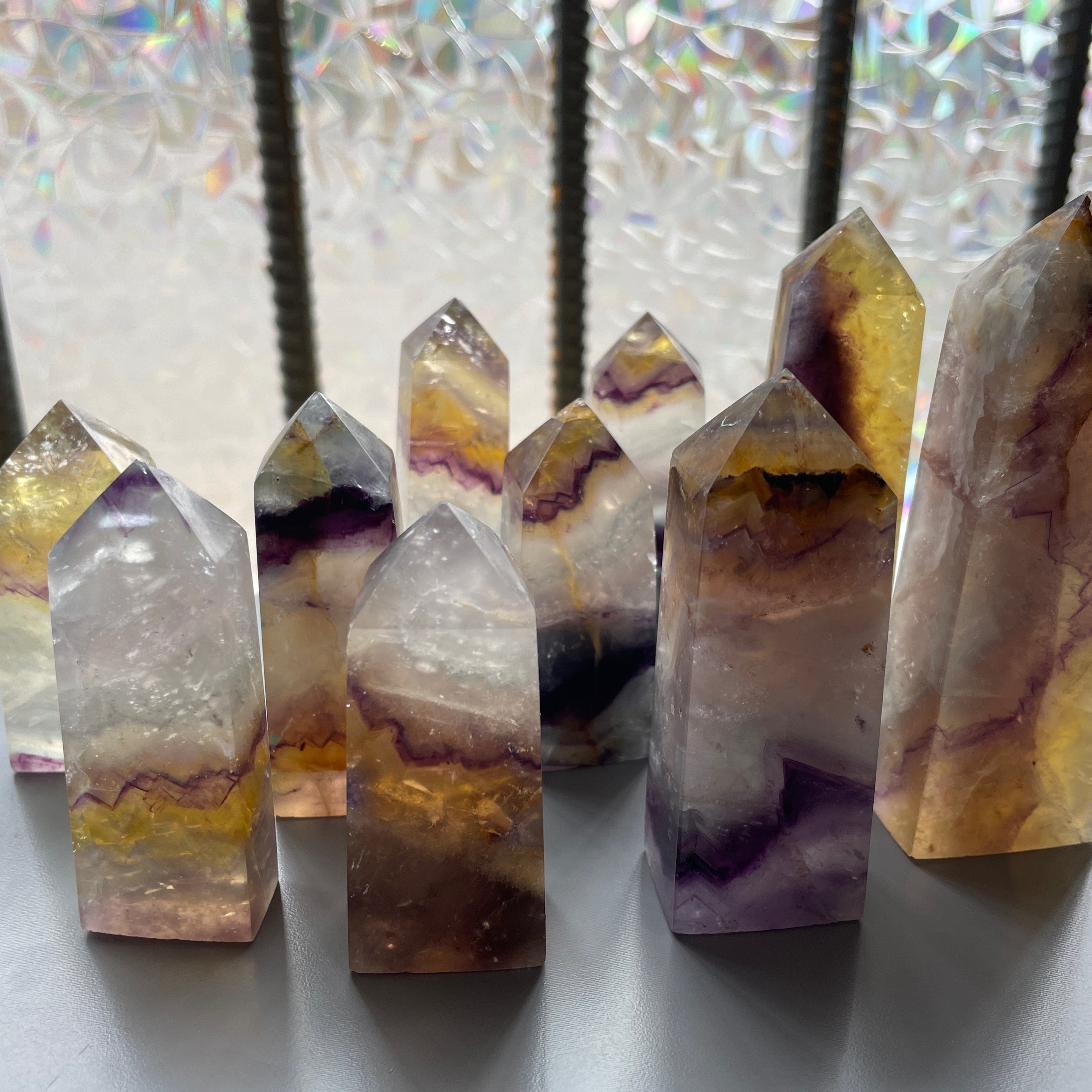 Yellow Fluorite Tower