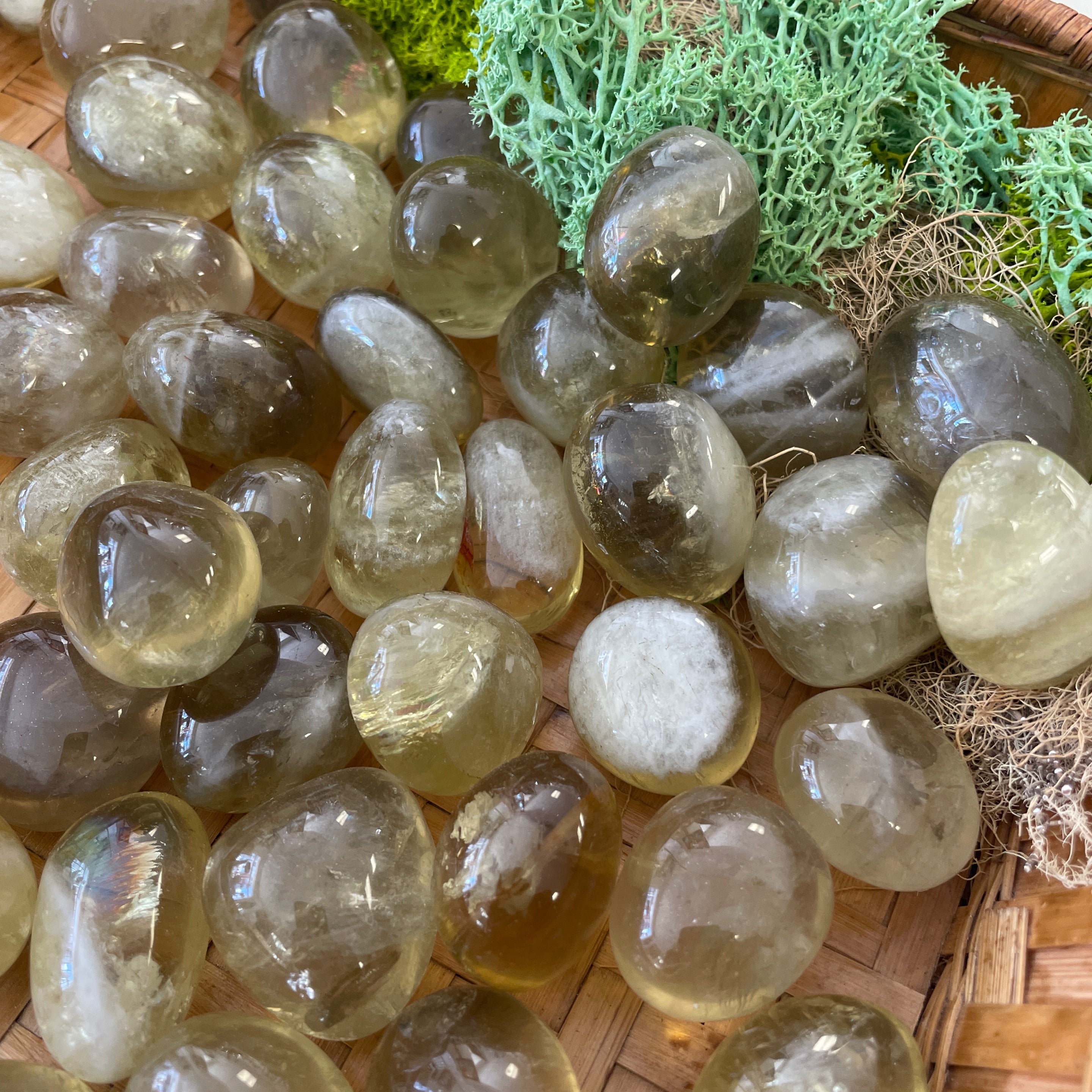 Smokey Citrine Tumbles