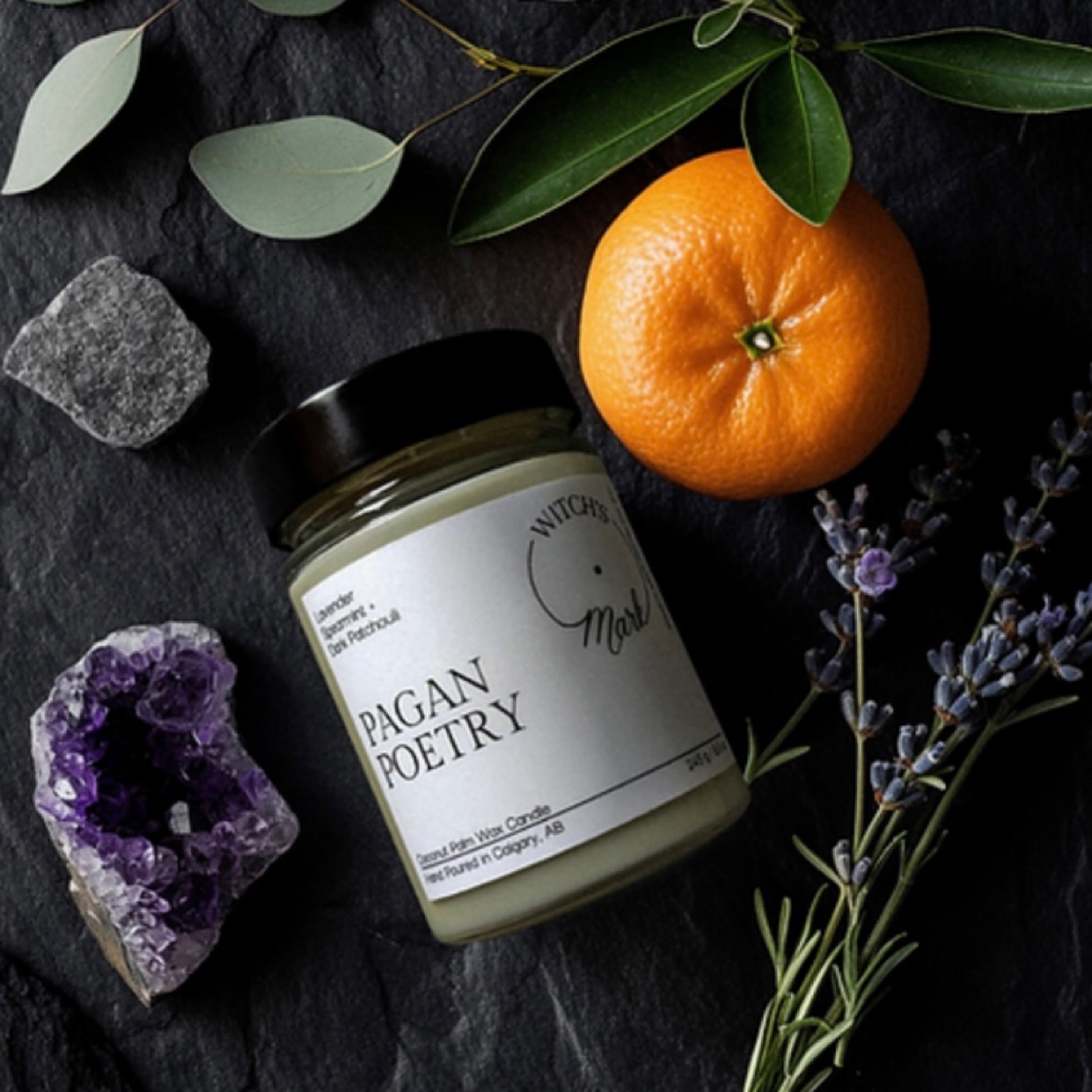 WM Pagan Poetry Candle