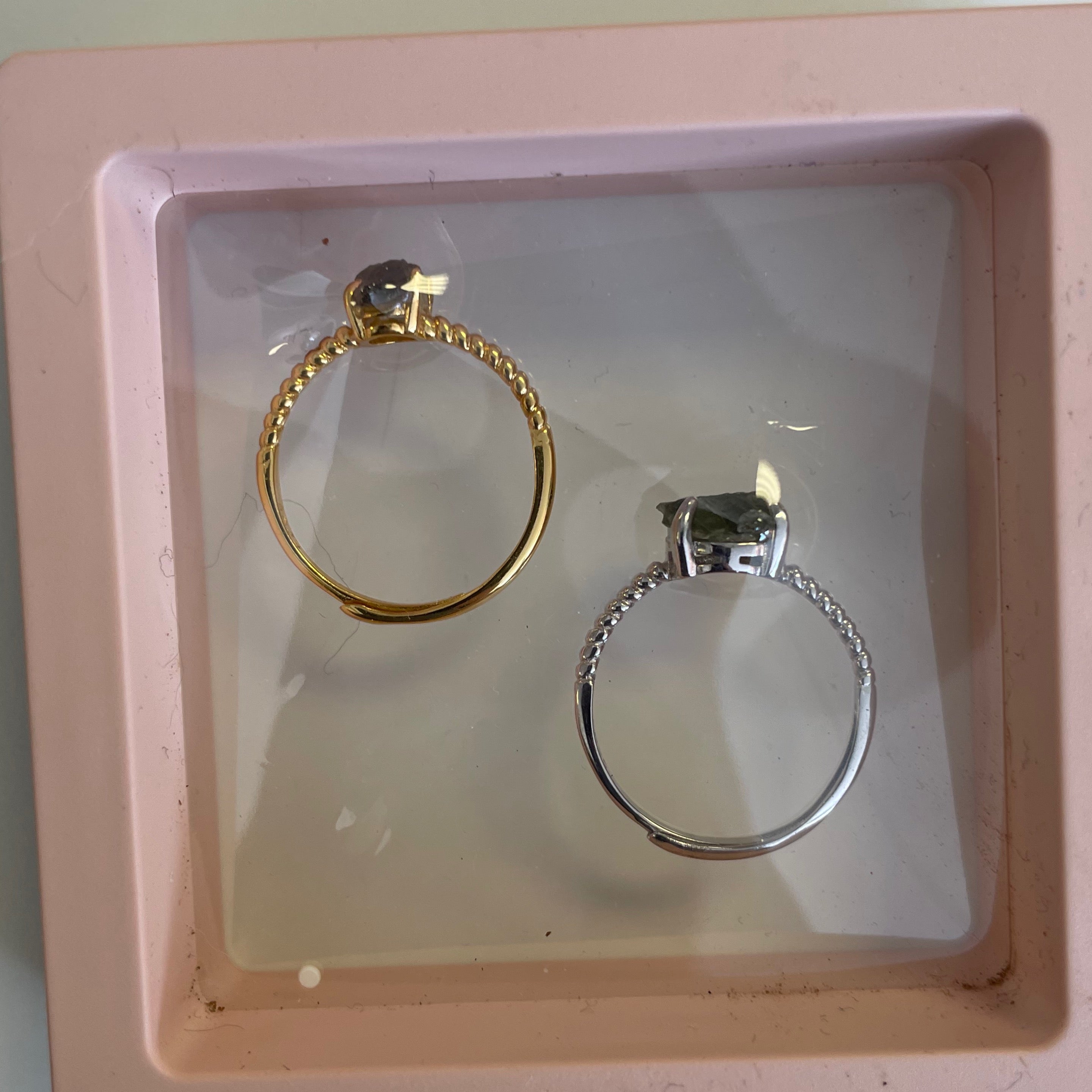 Moldavite Ring