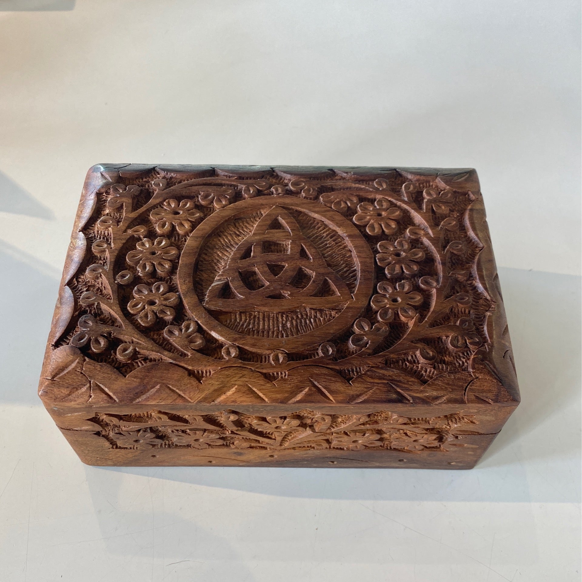 Small Antique Box - Celtic Knot