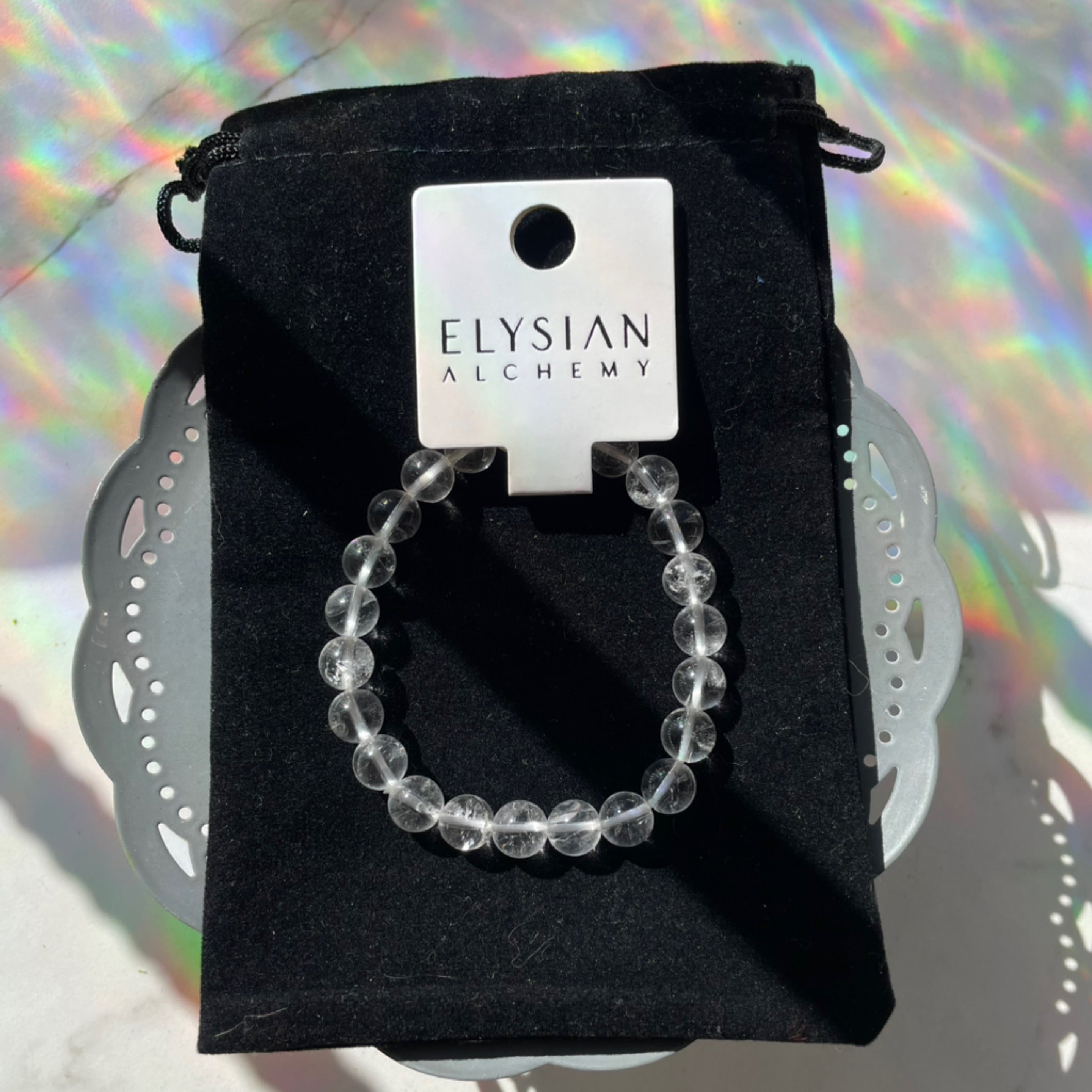 Clear Quartz Bracelet 8mm