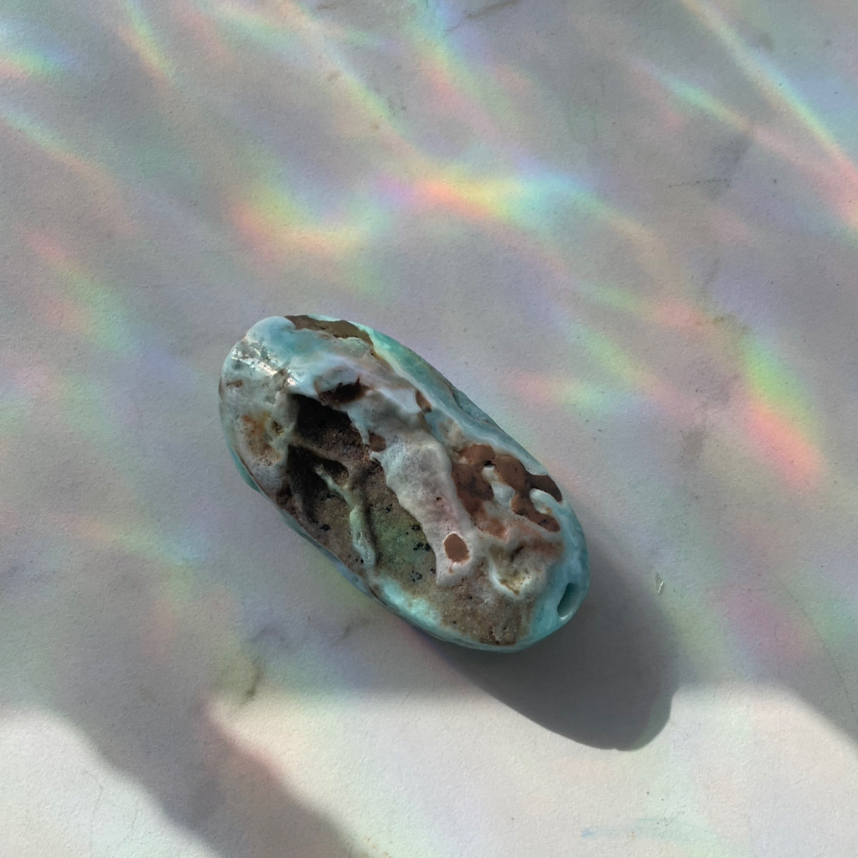 Hemimorphite Palm Stones