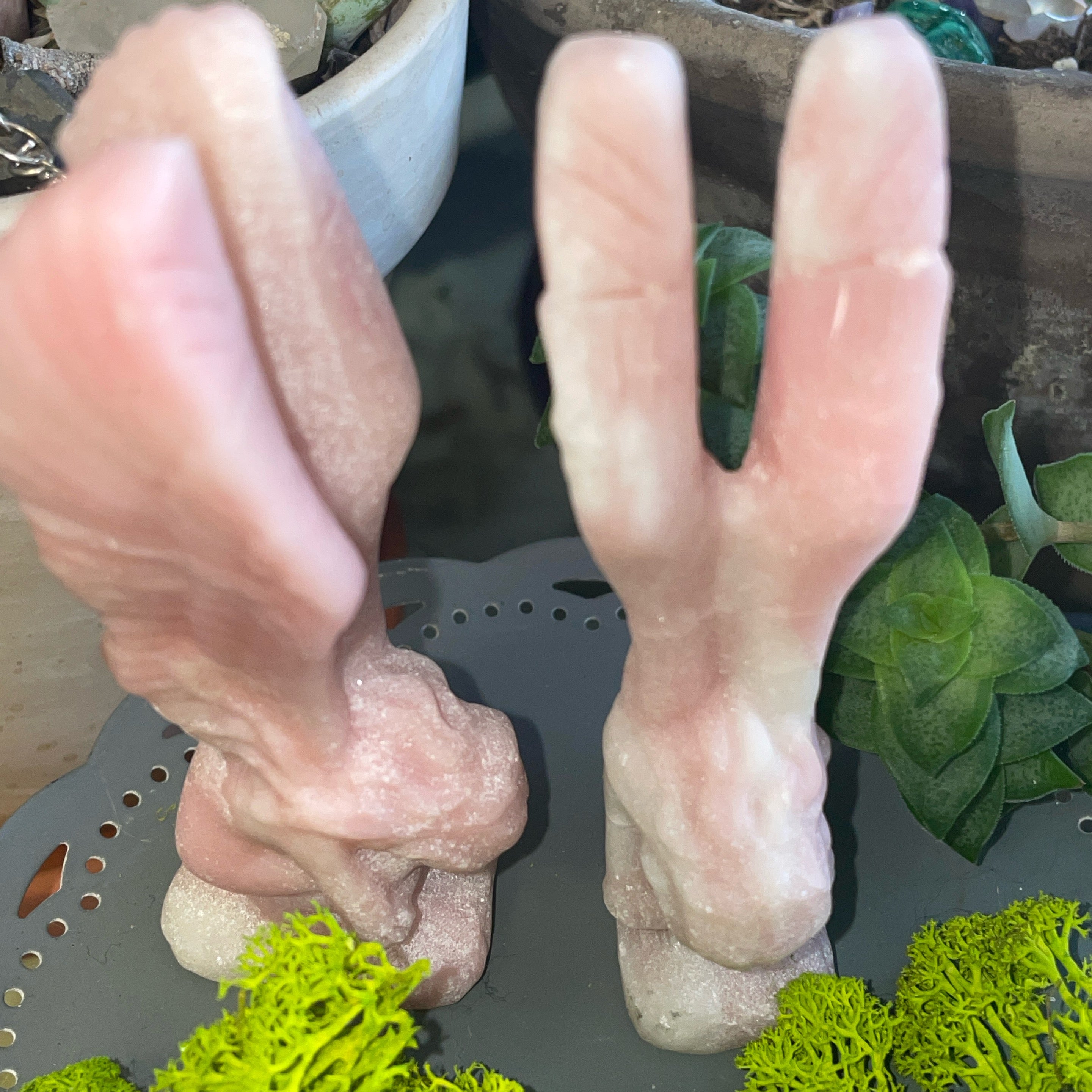 Pink Opal Angel Big Wings