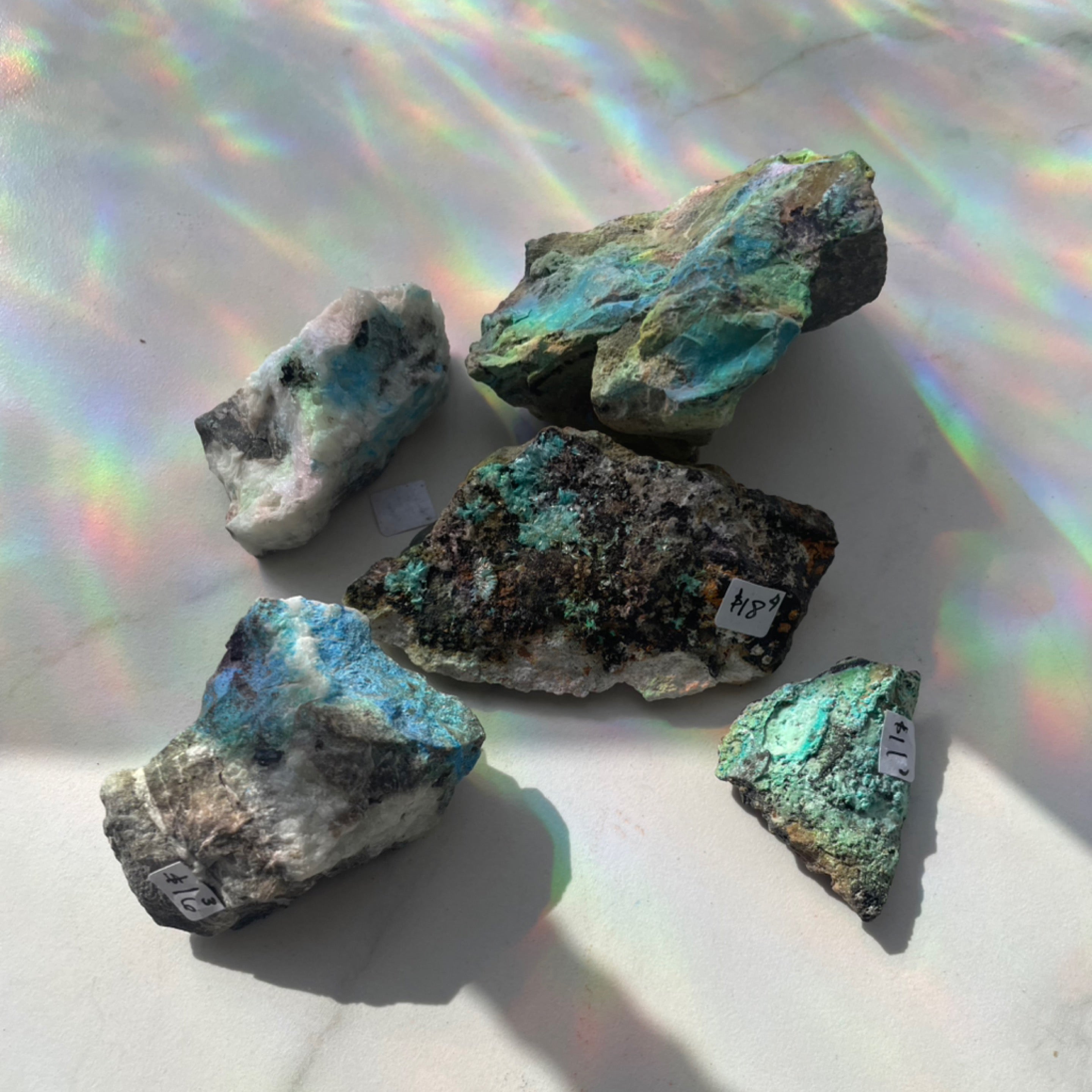 Raw Chrysocolla Chunks
