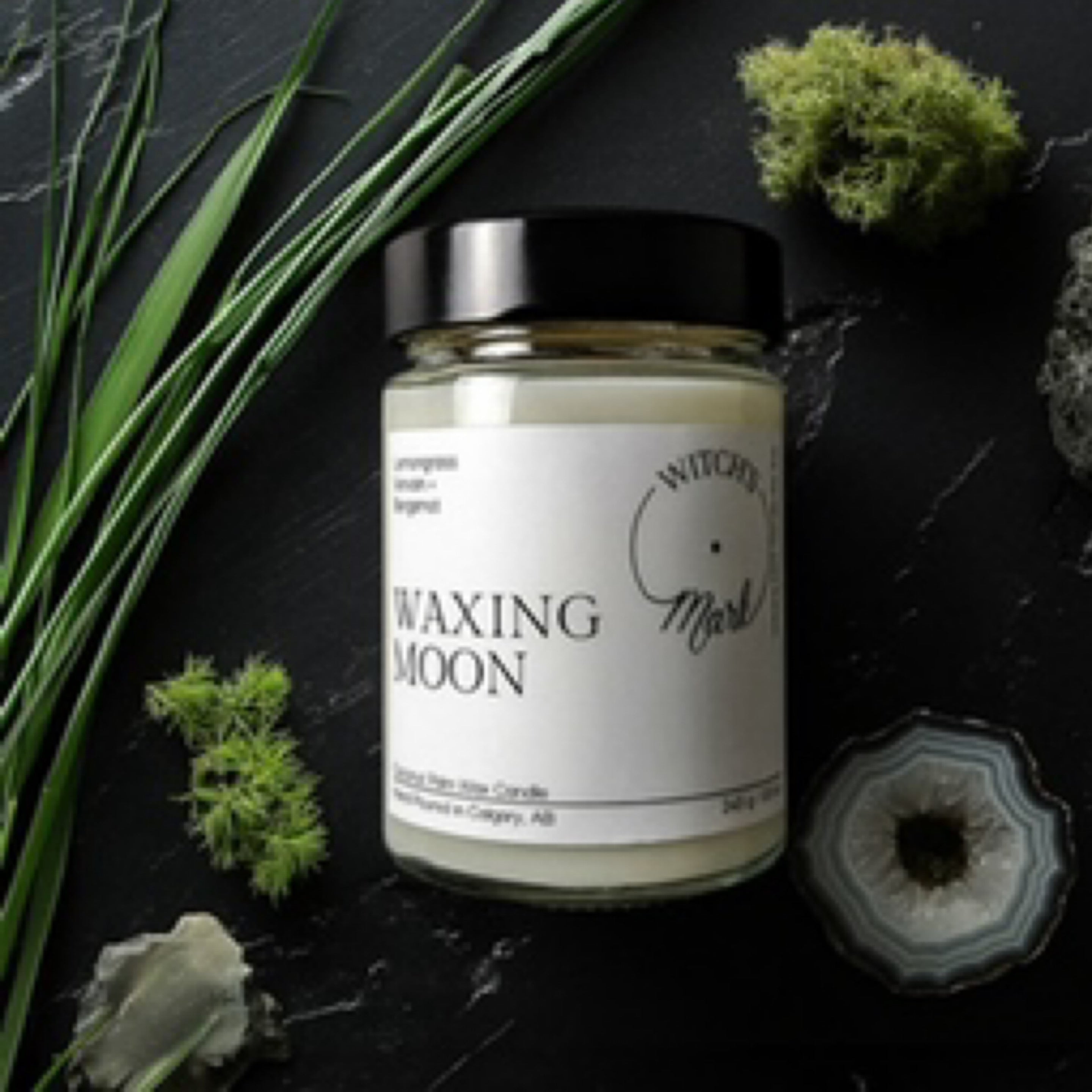 WM Waxing Moon Candle