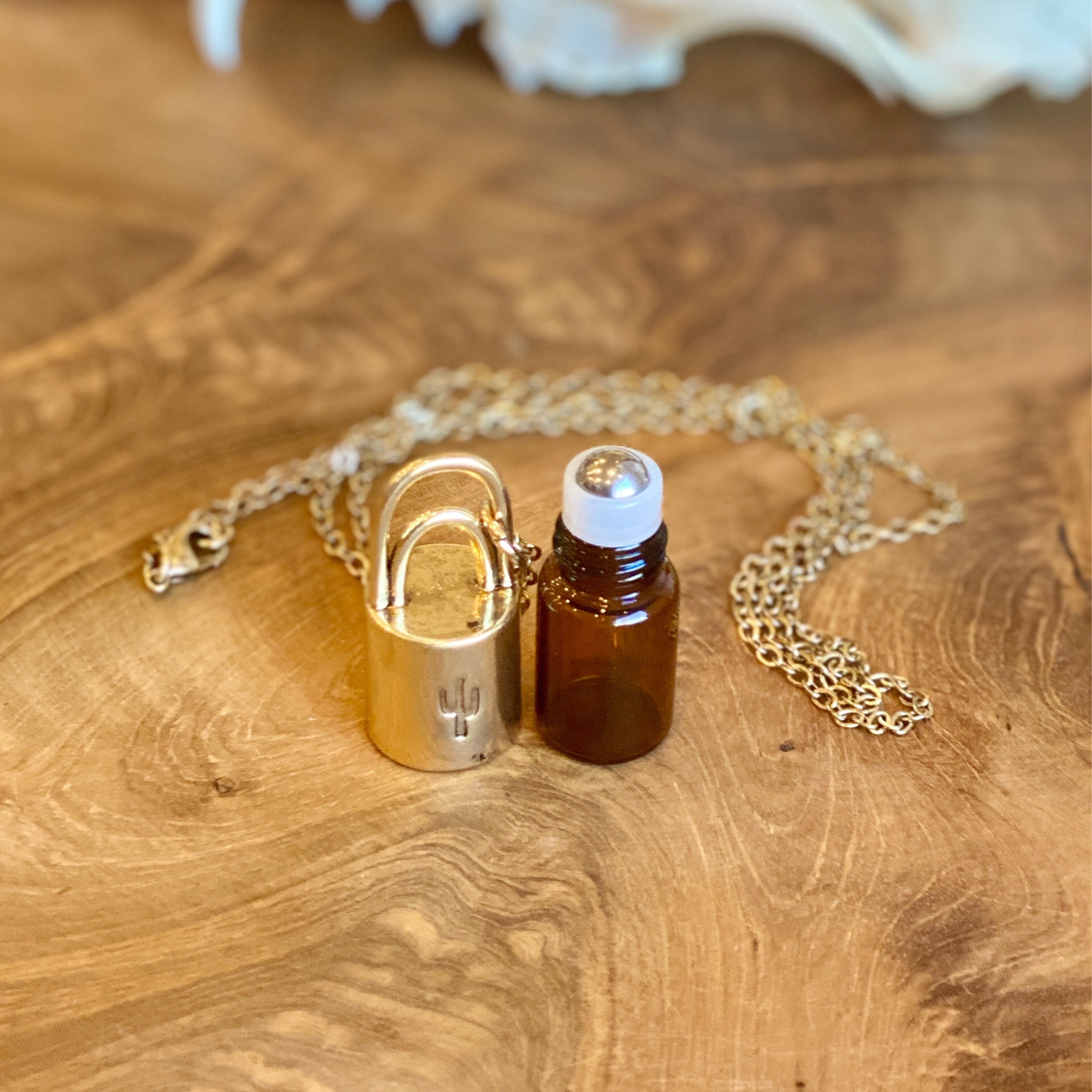 Rollerball Necklace Cactus