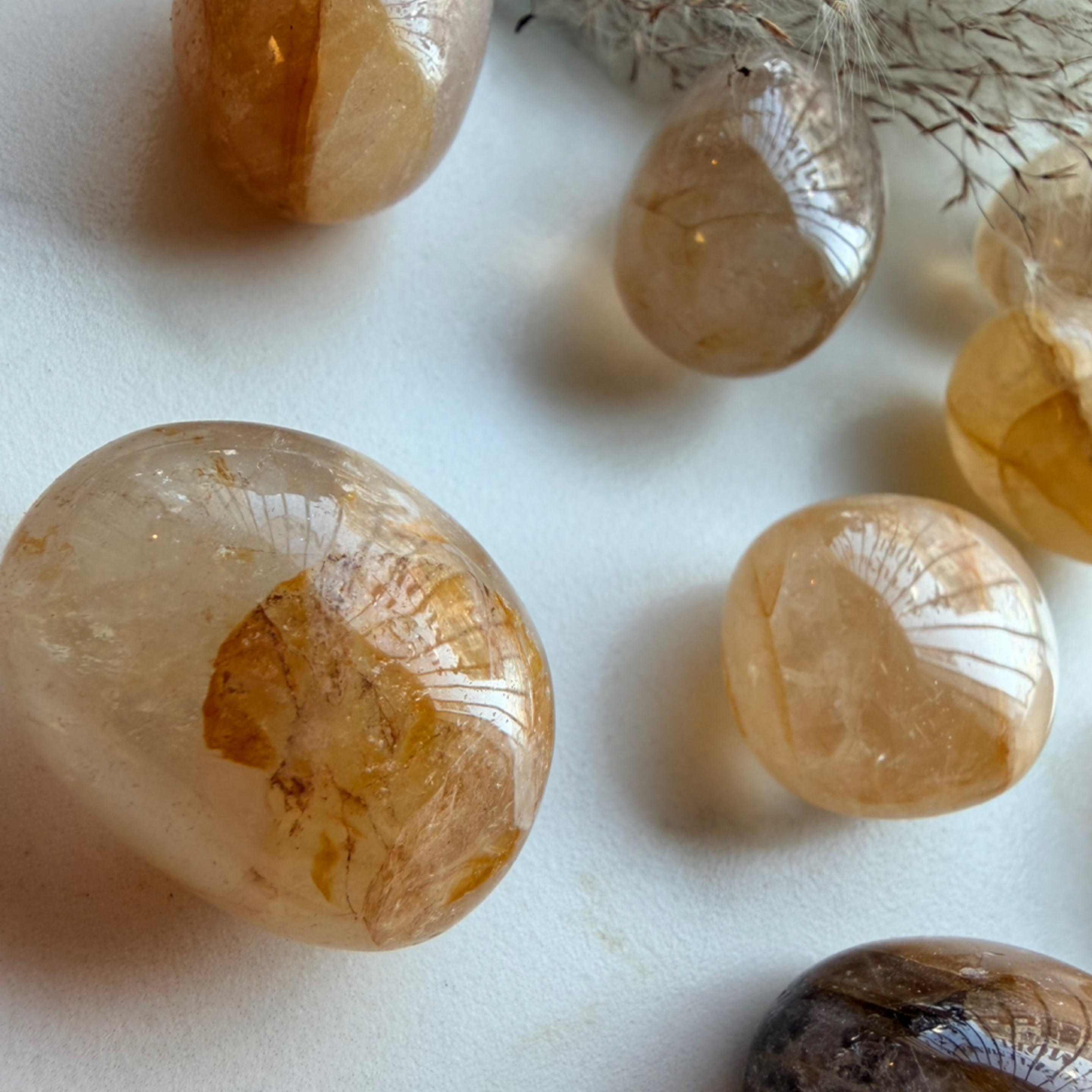 Golden Healer Quartz Tumbles