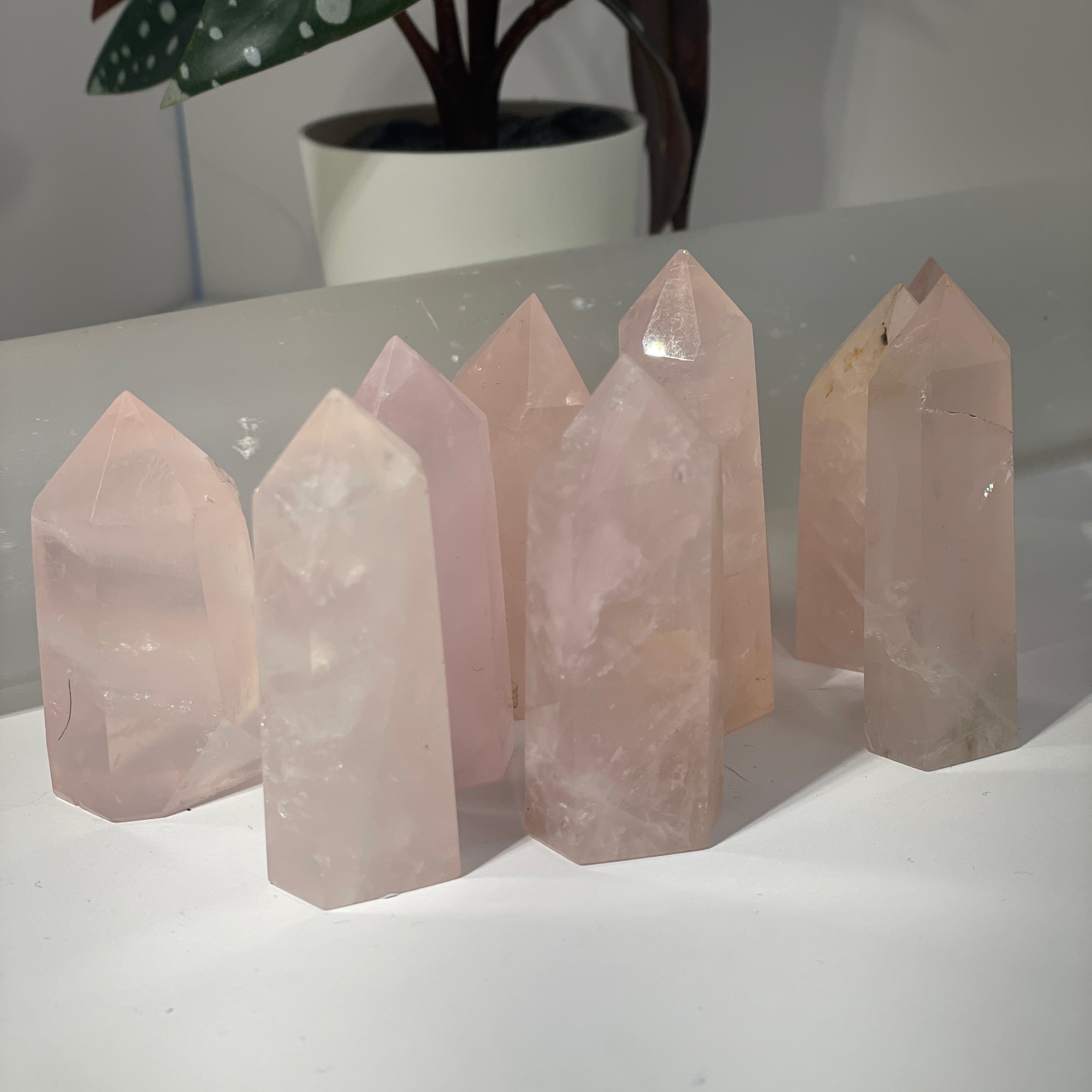 Rose Quartz Mini Tower