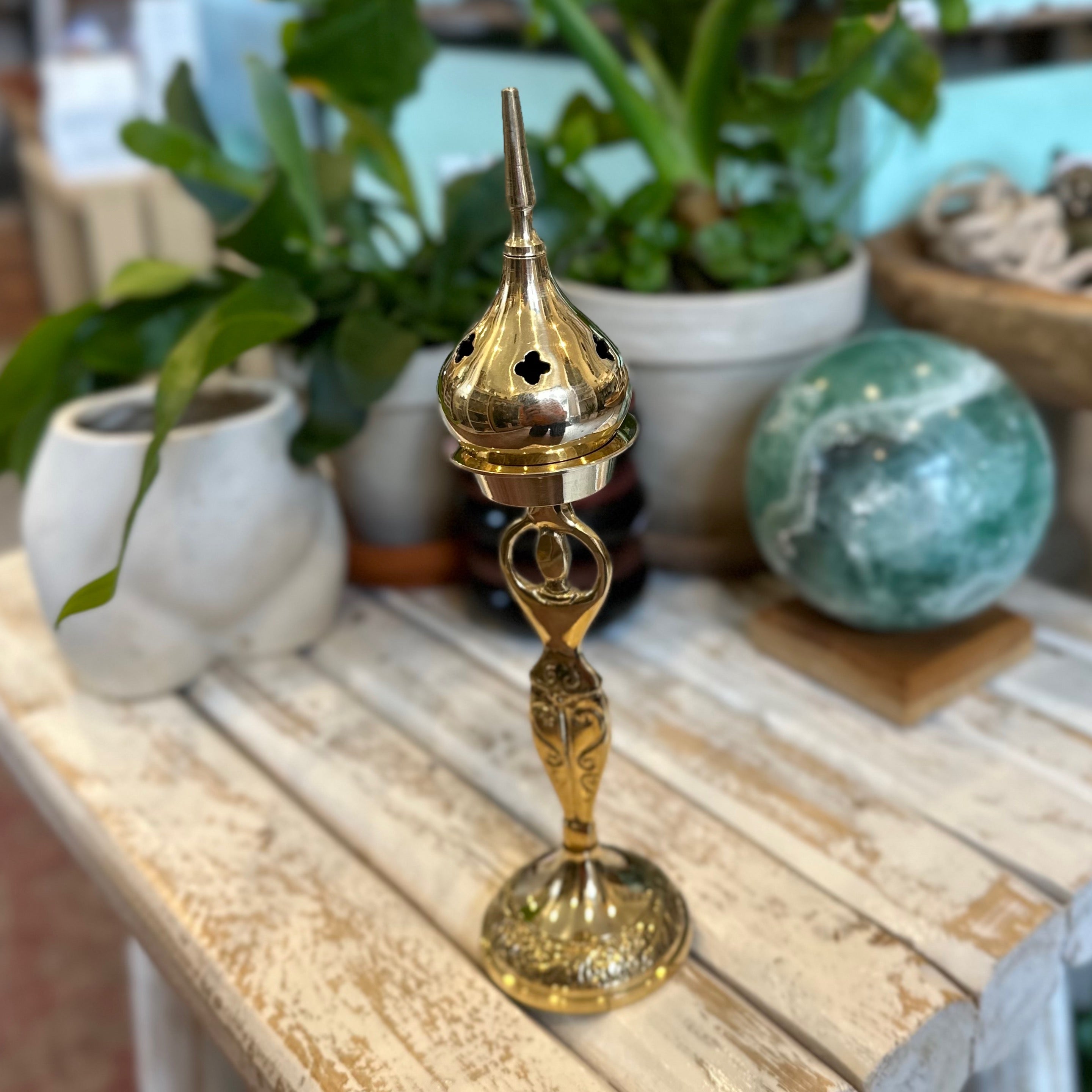 Brass Burner Goddess