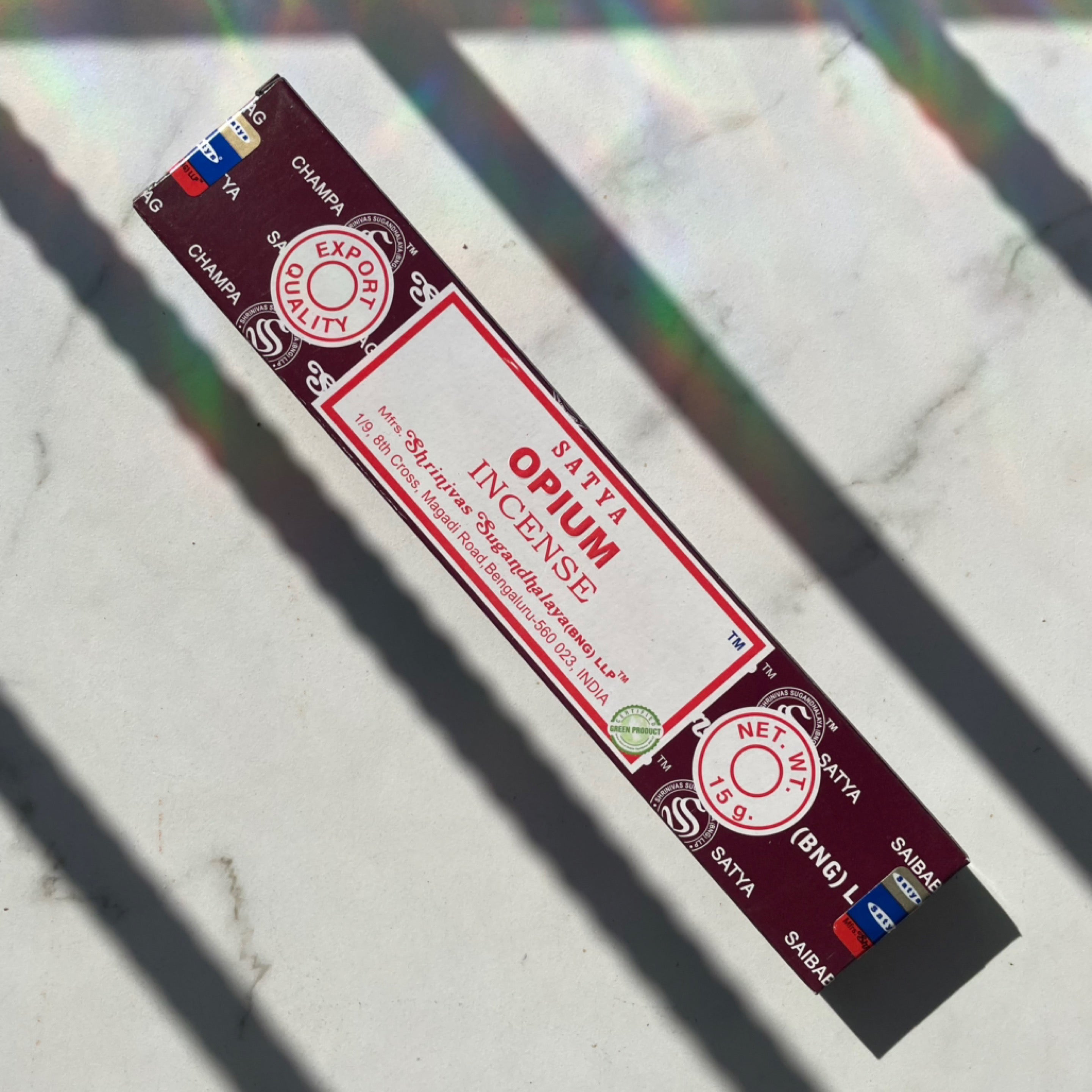 Opium Incense Sticks - Satya