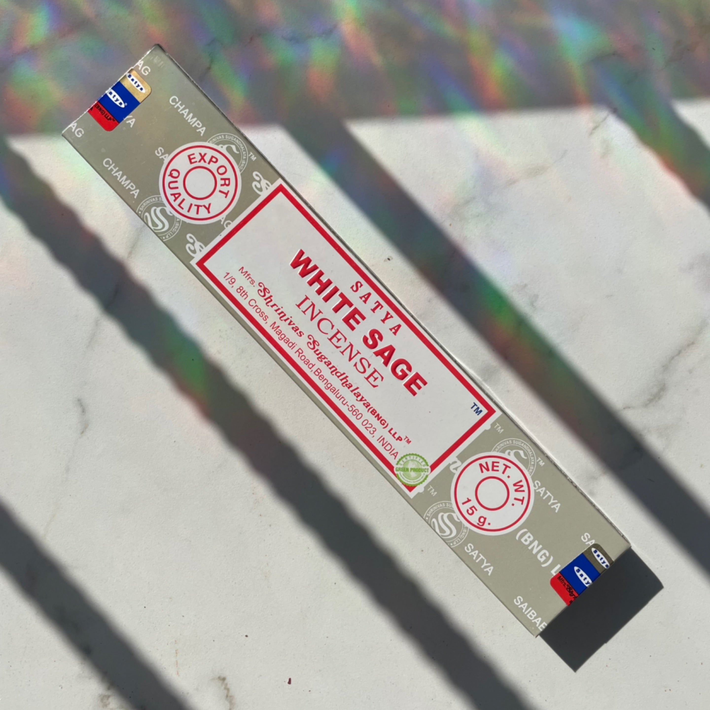 White Sage Incense Sticks - Satya