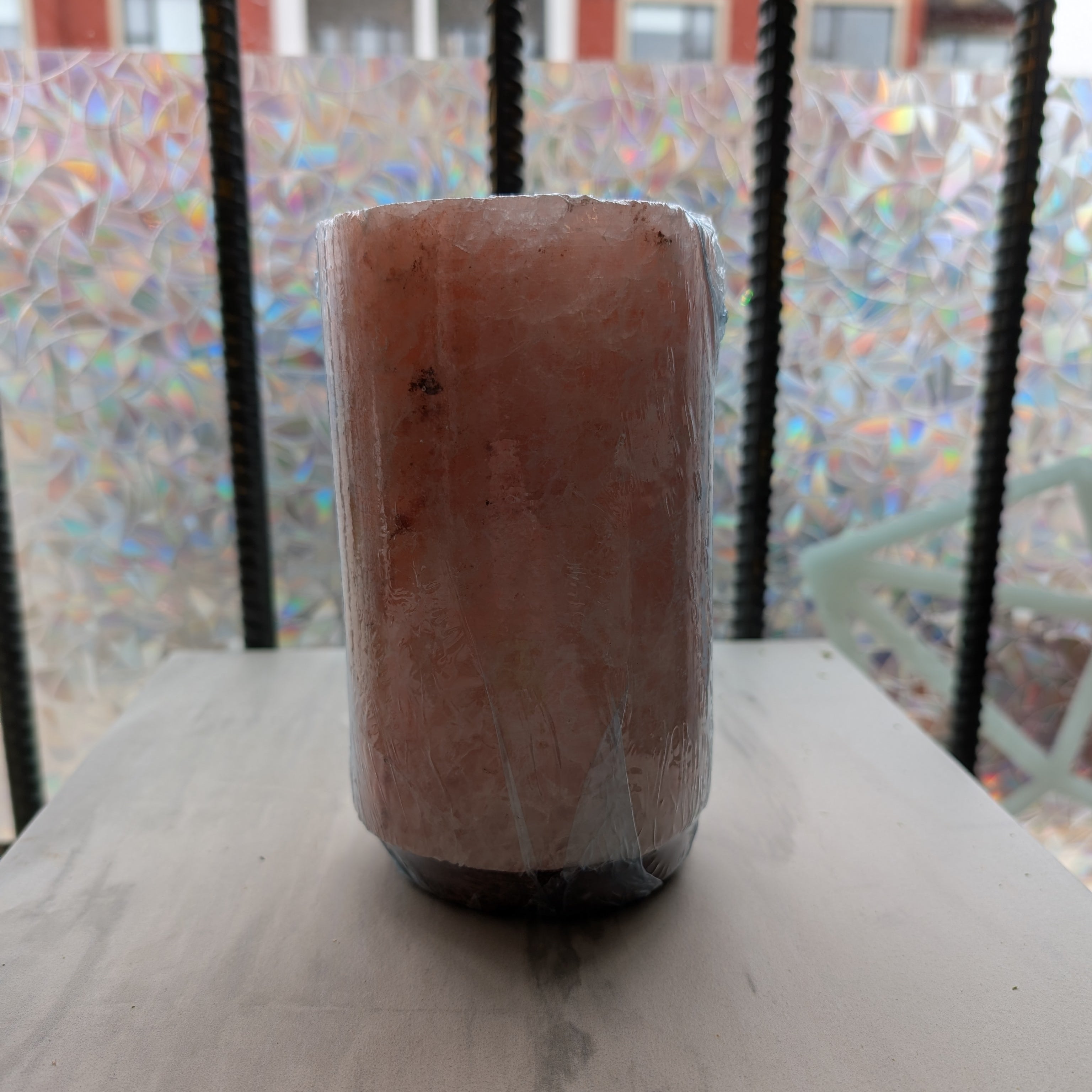 Cylindrical Salt Lamp