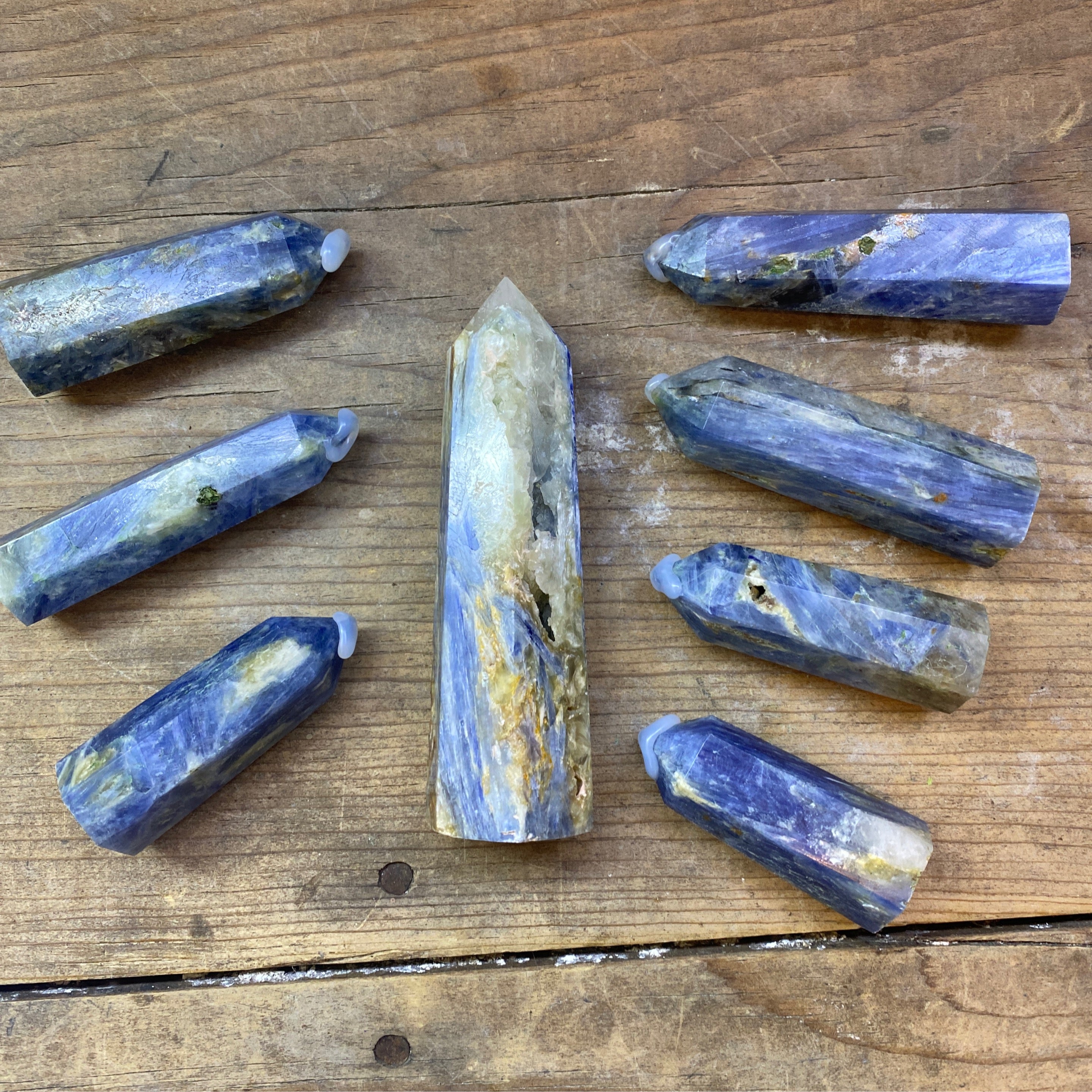 Blue Kyanite Towers