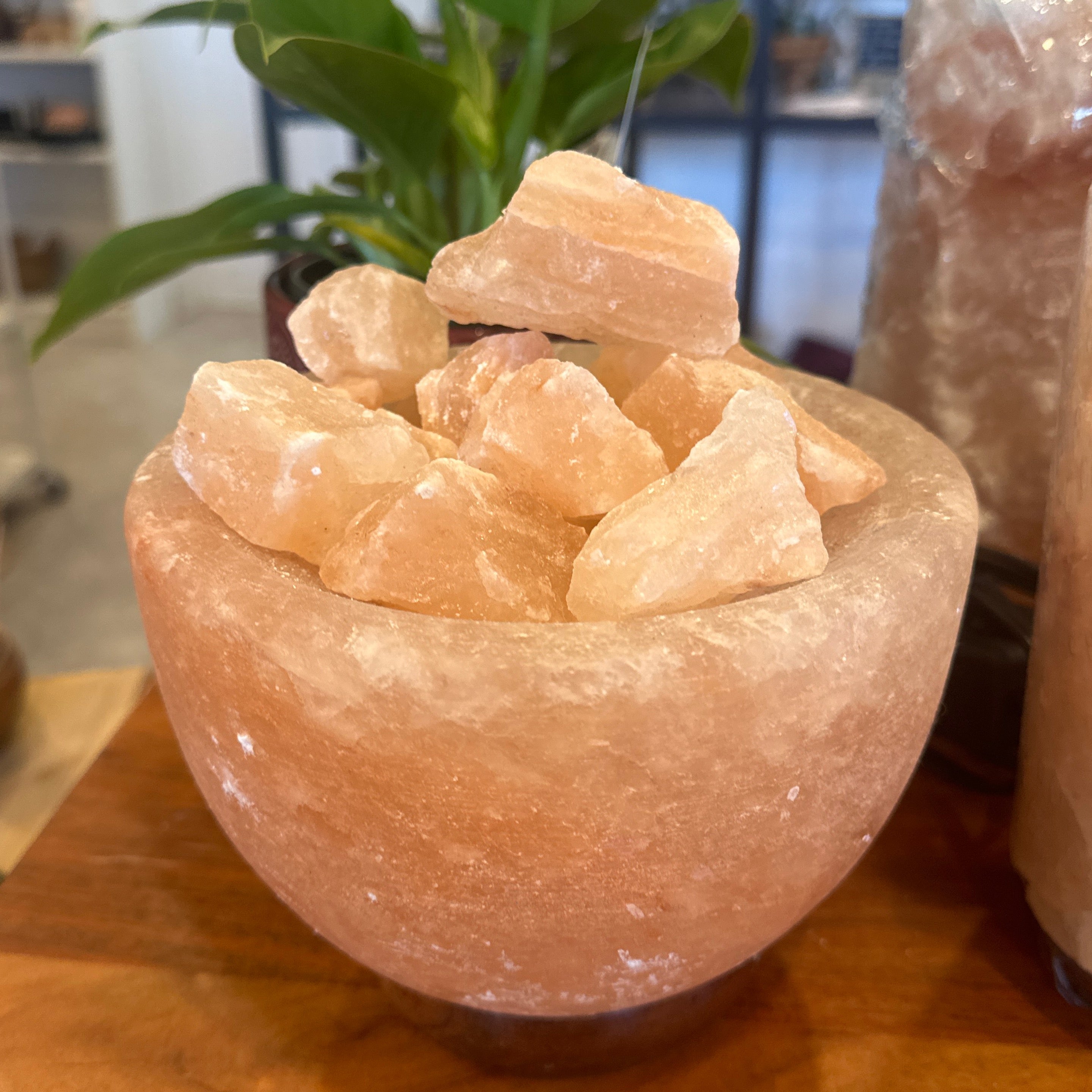 Salt Lamp Fire Bowl