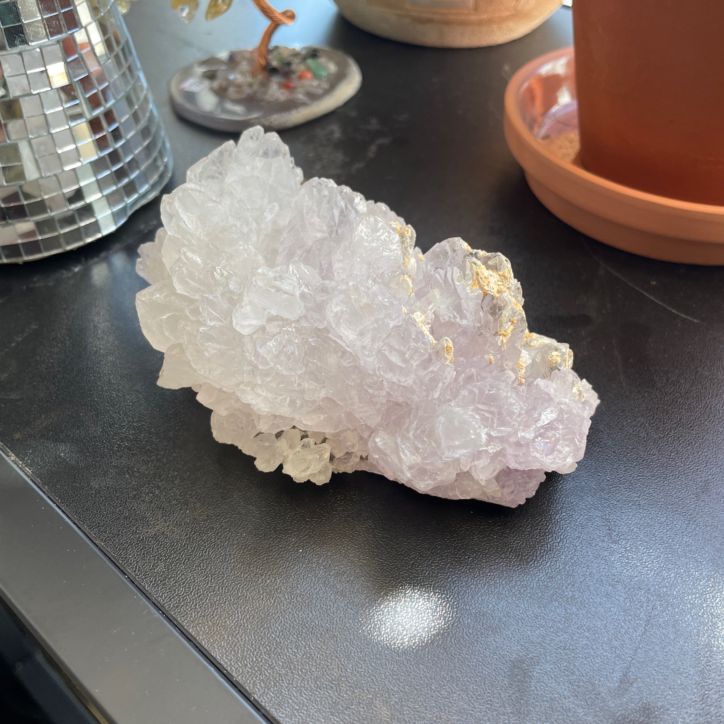 Raw Flower Agate Amethyst