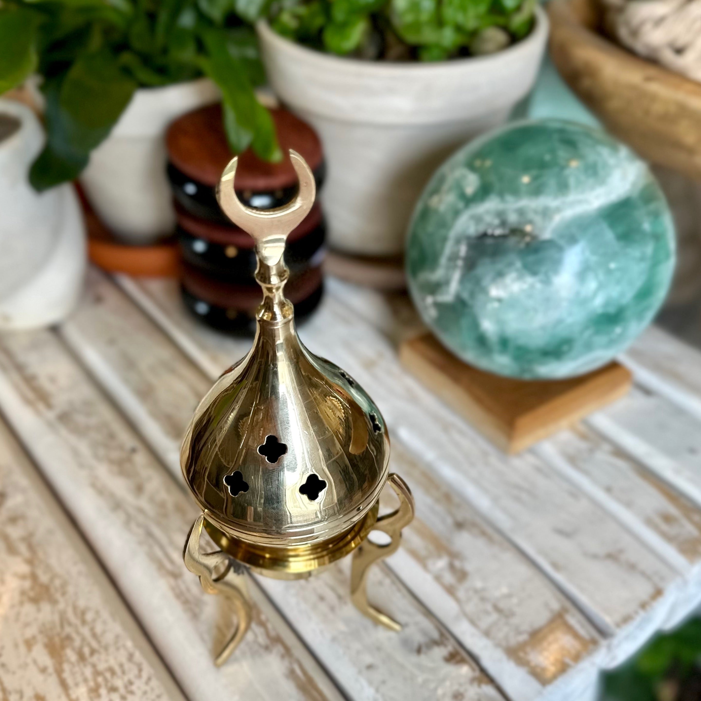 Brass Burner Moon