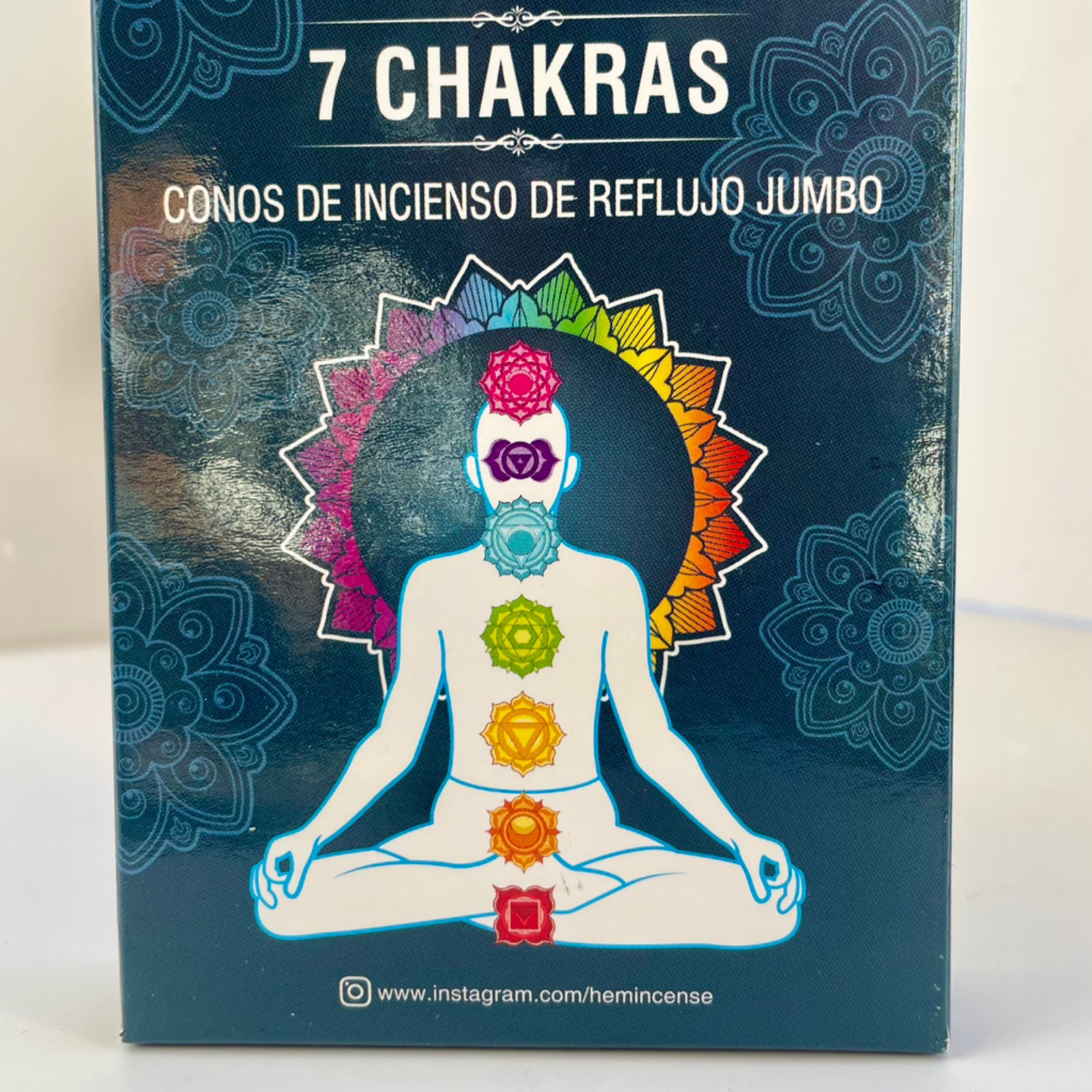 7 chakras Incense Backflow Cones