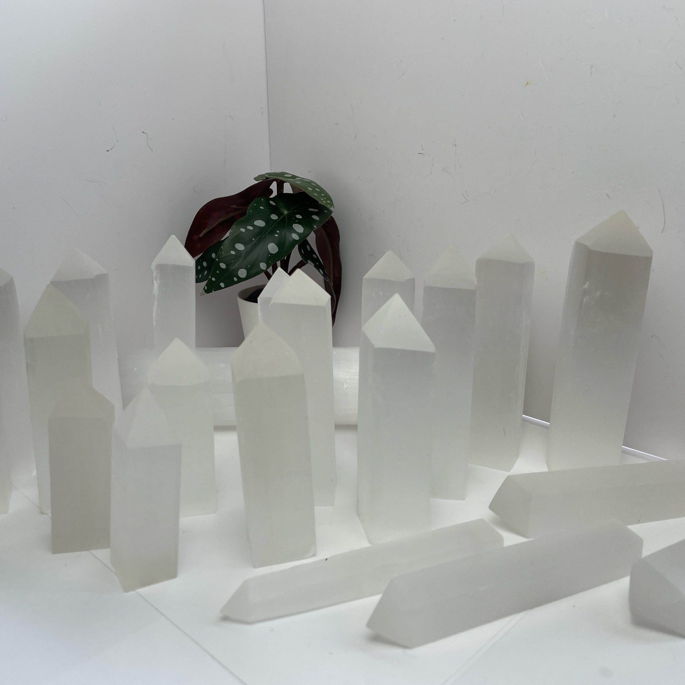 Selenite Polished Tower