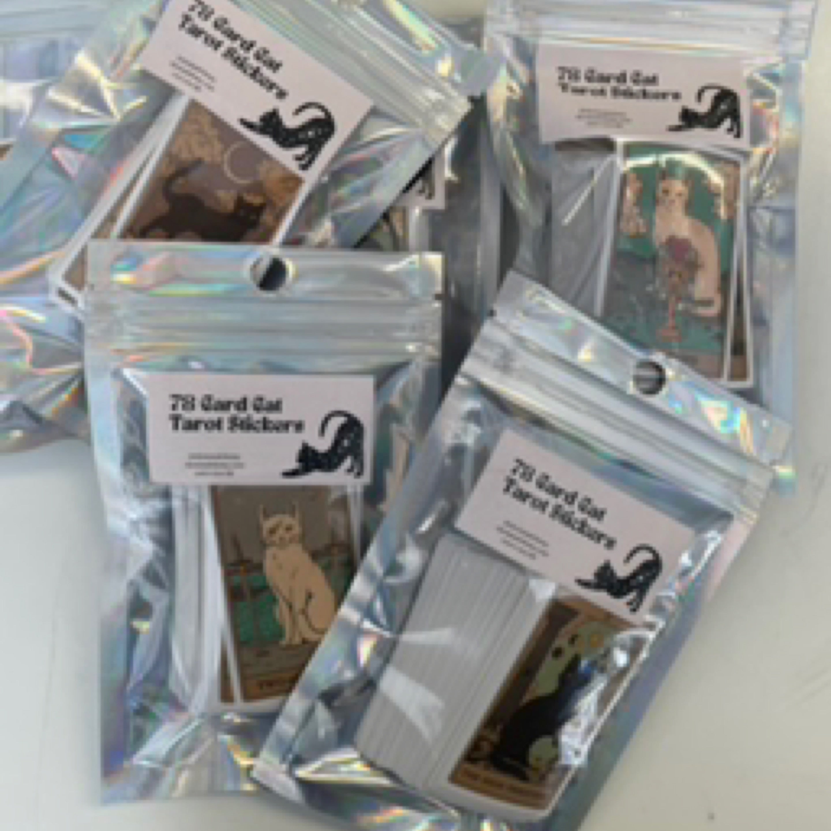 Tarot deck sticker set