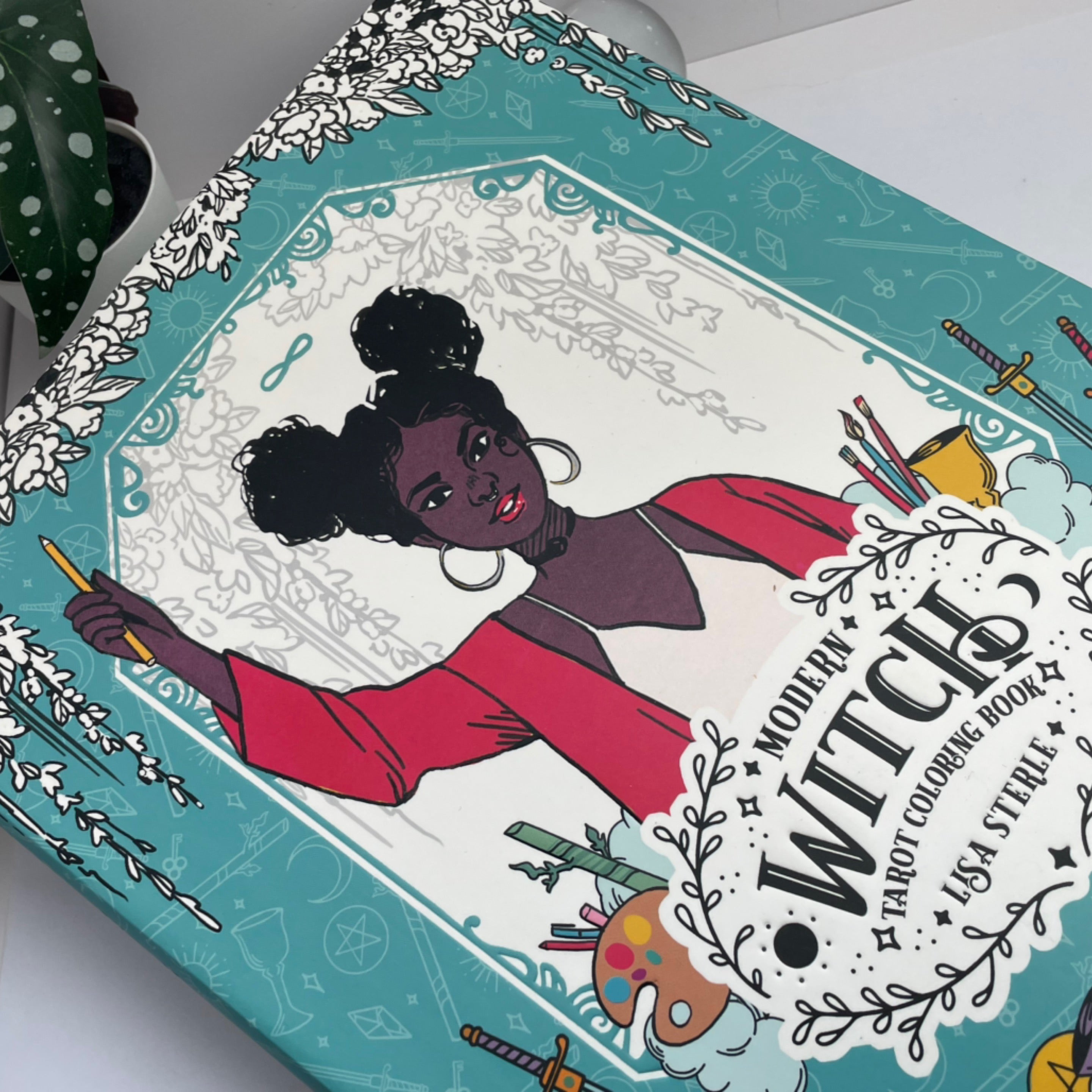 Modern Witch Tarot Coloring Book