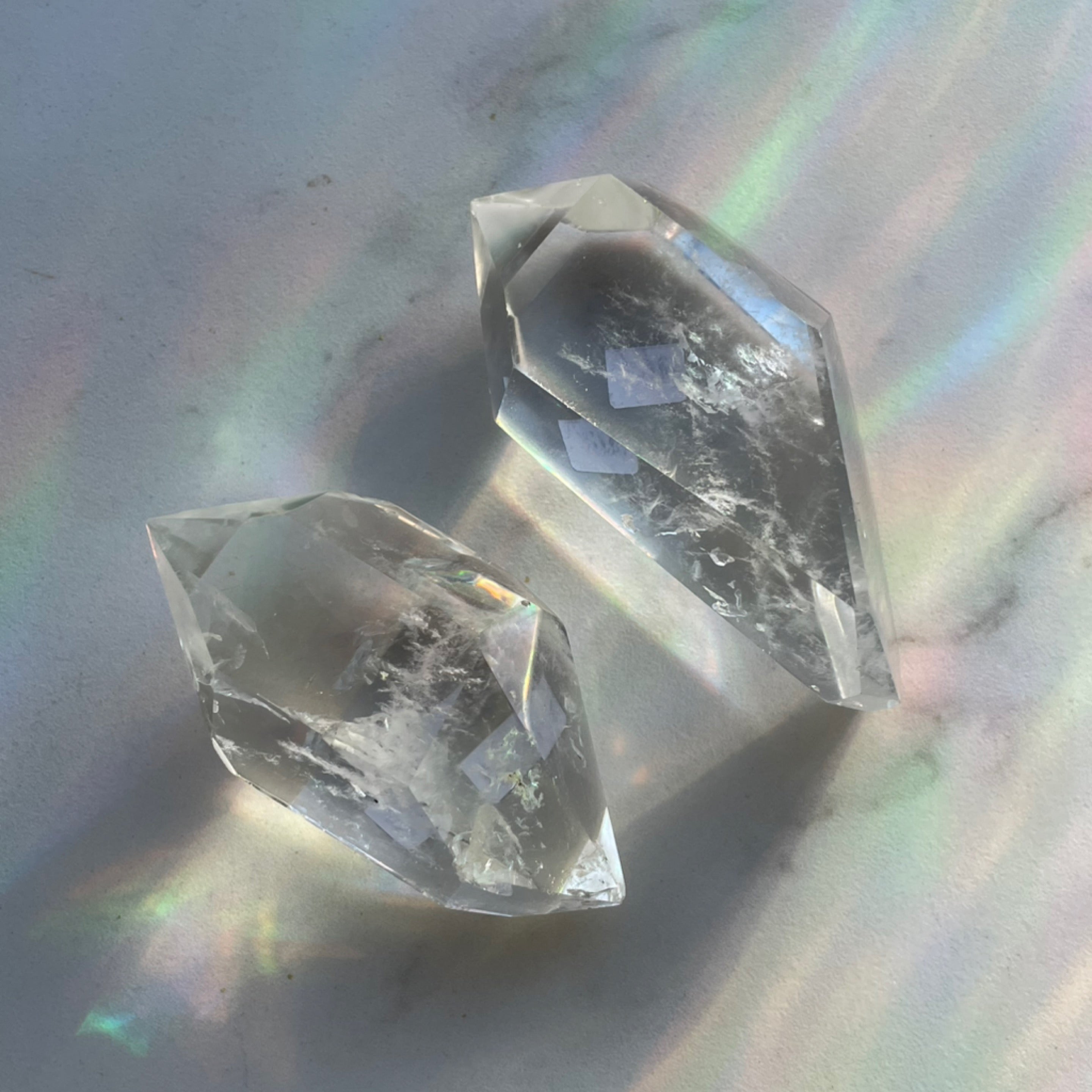 Clear Quartz Double Terminated Wands