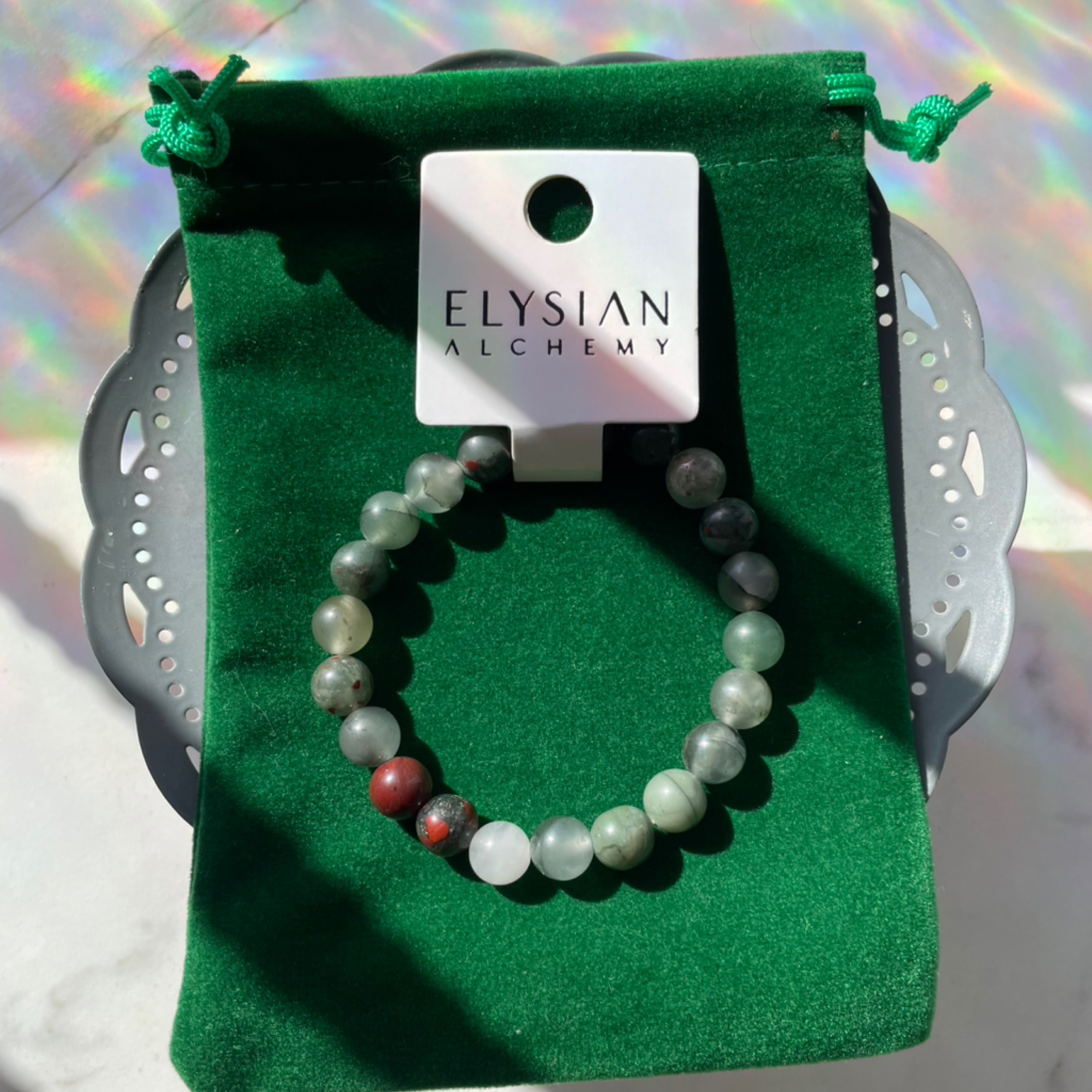 African Bloodstone Bracelet 8mm