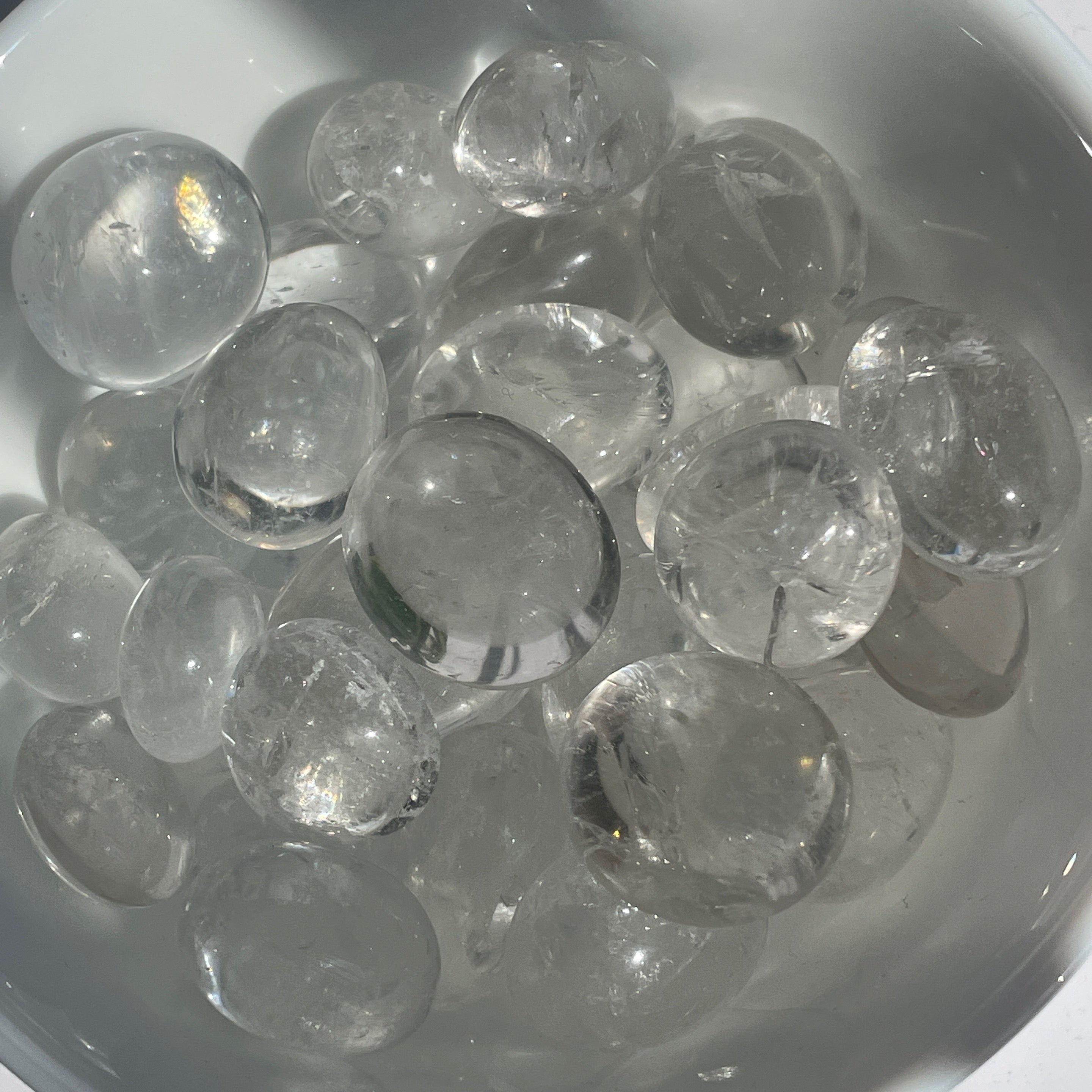 Clear Quartz Tumbles