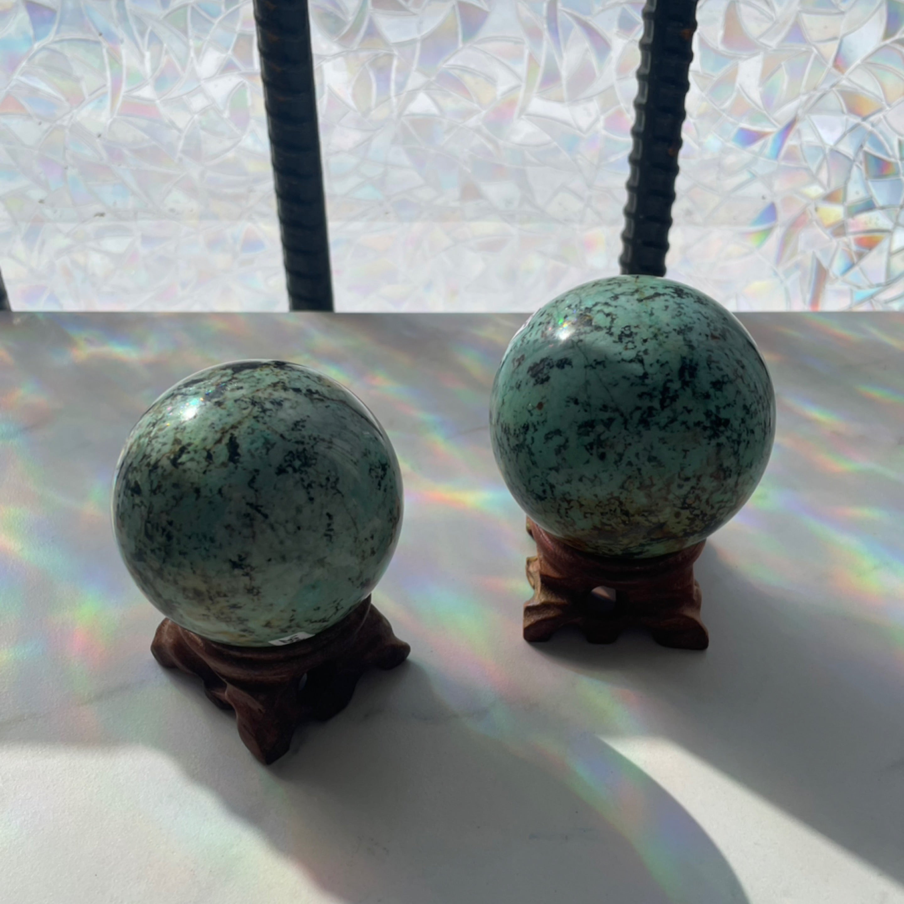 Turquoise Spheres