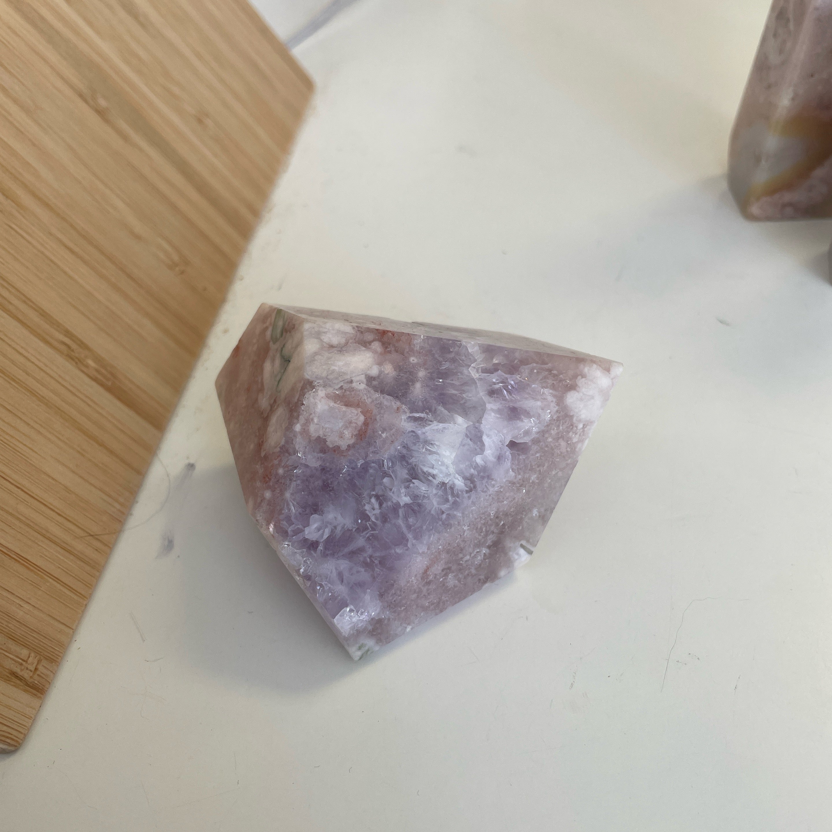 Amethyst Flower Agate Free Form