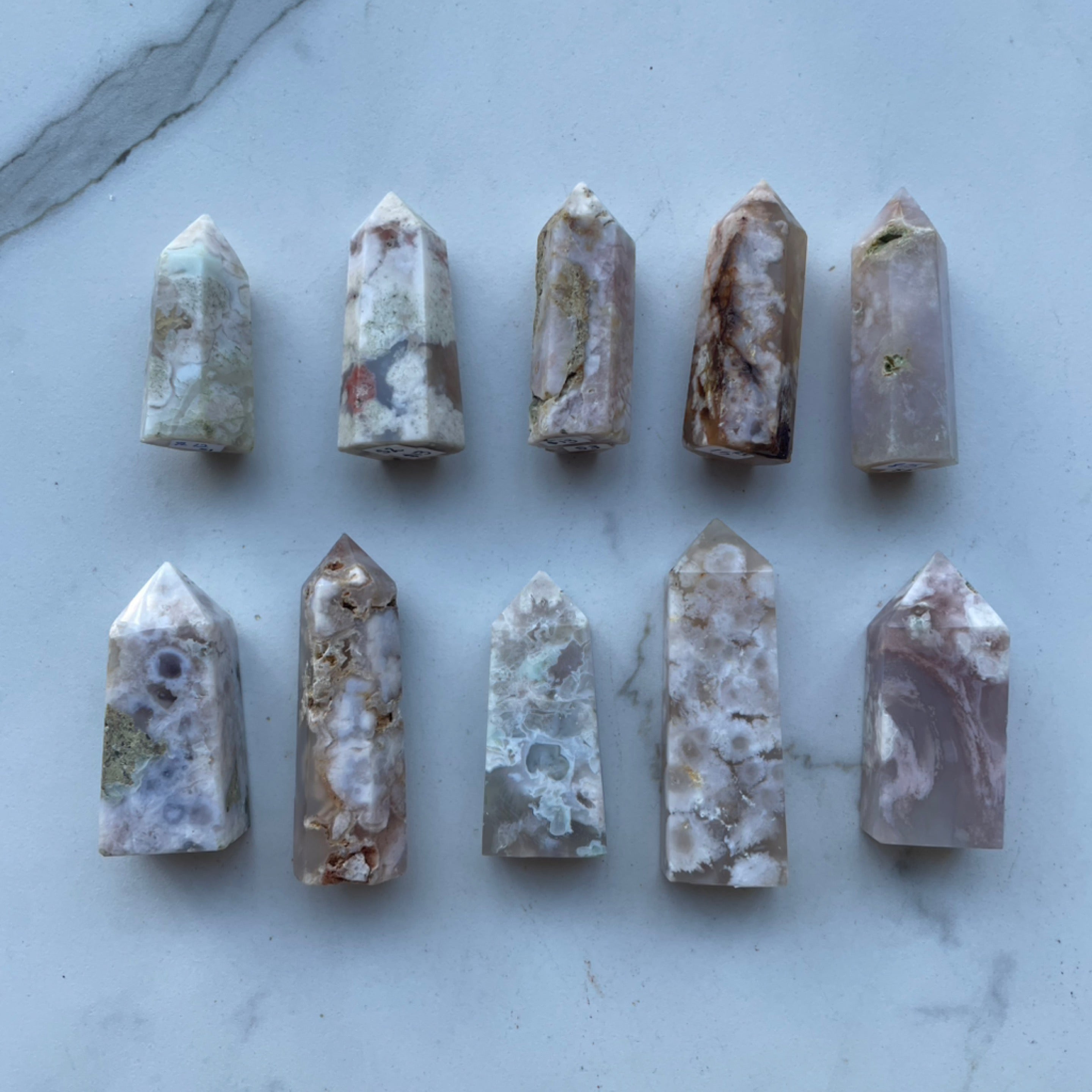 Small Flower Agate Towers