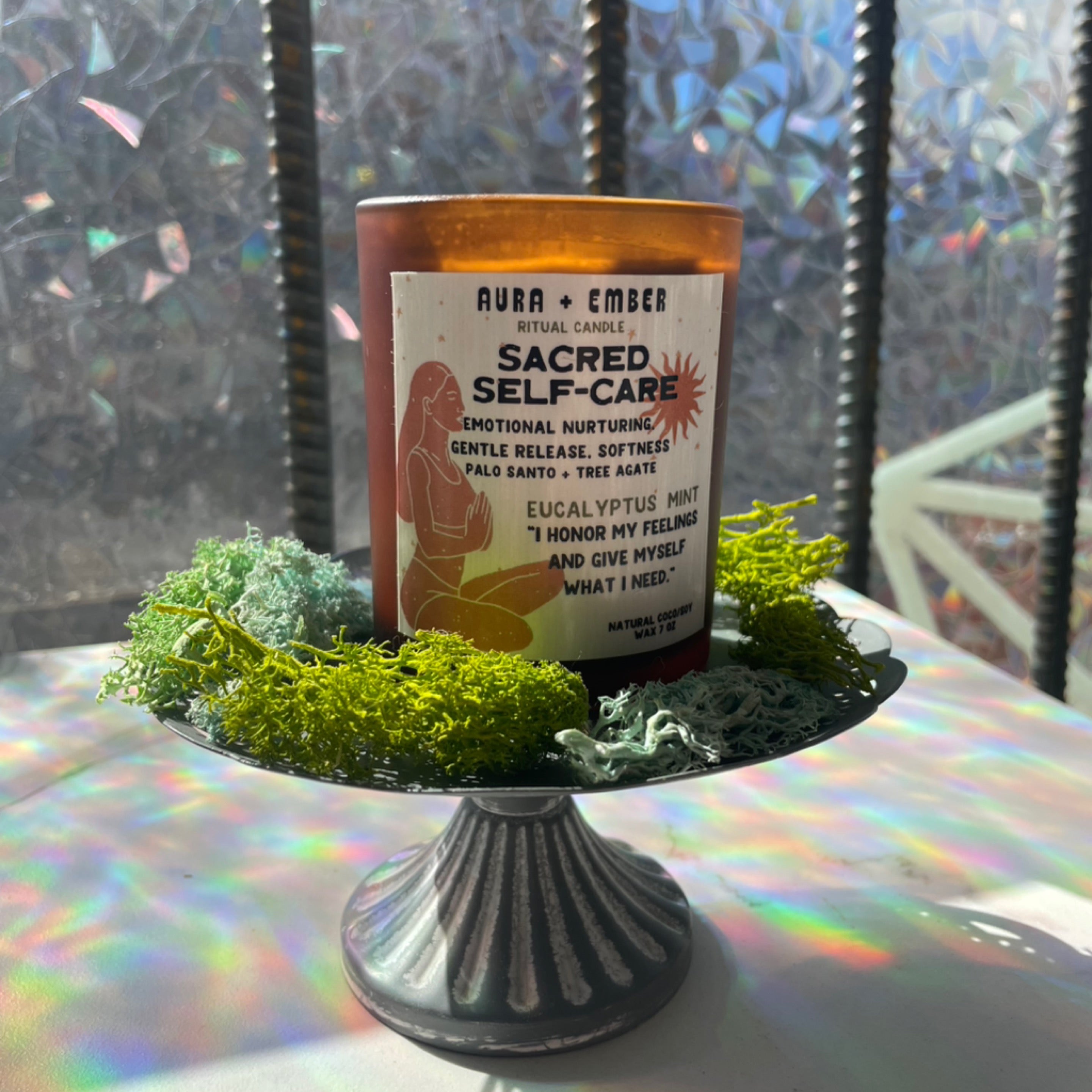 Sacred Self-Care Candle - Aura & Ember
