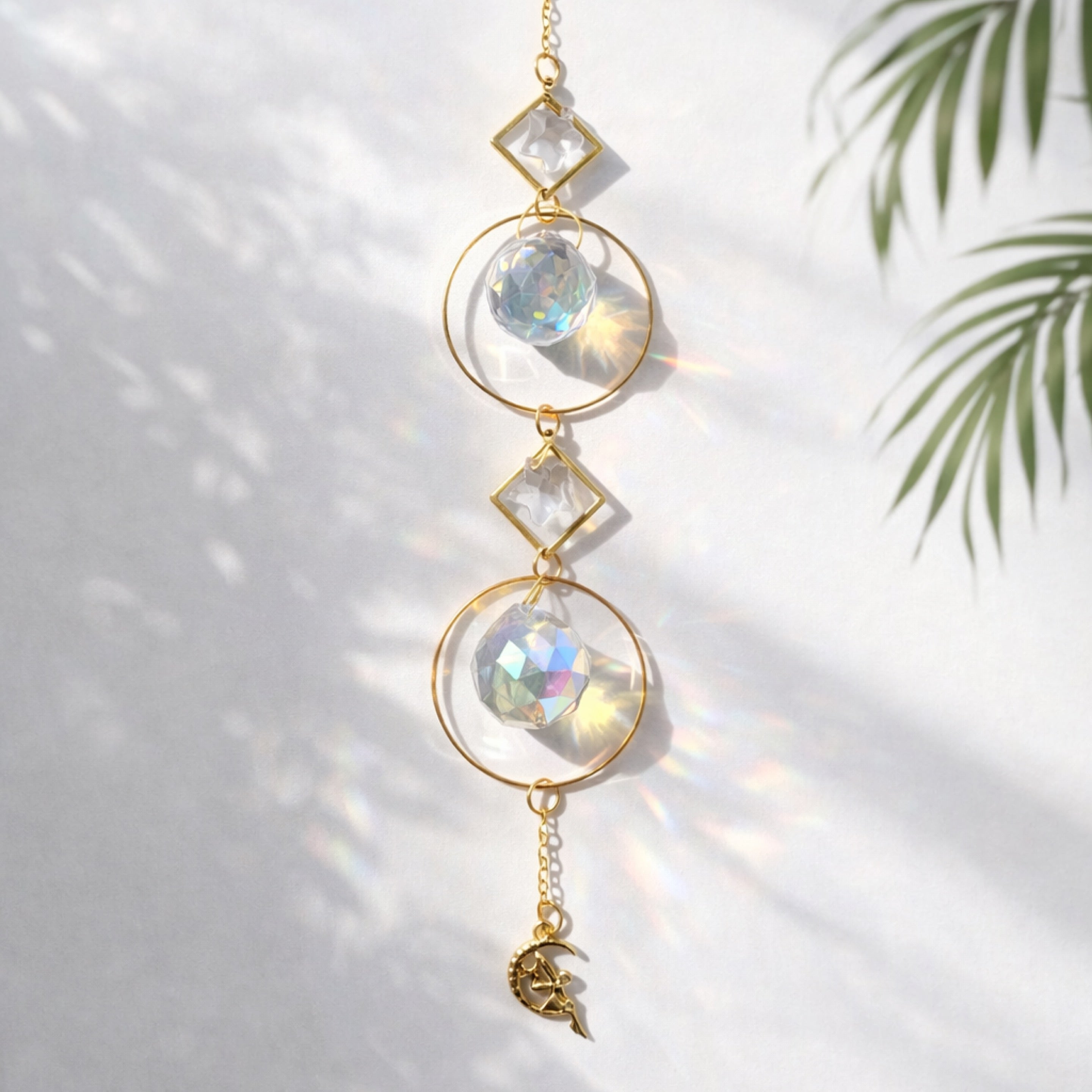 Celestial Double Ring Sun Catcher