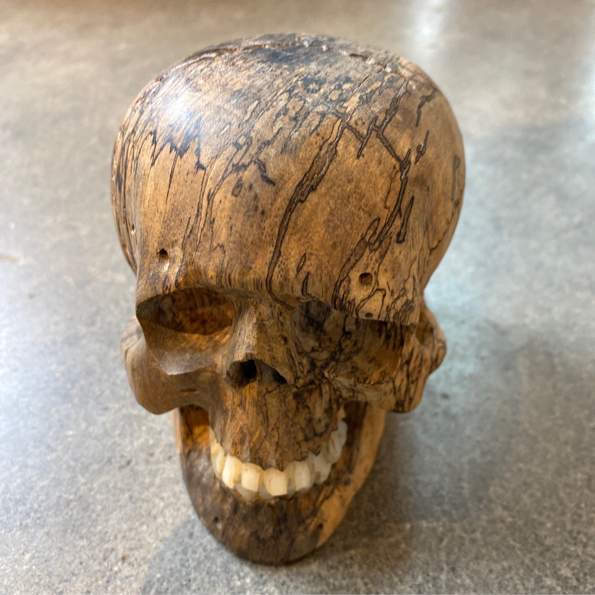 Small Wooden Skull