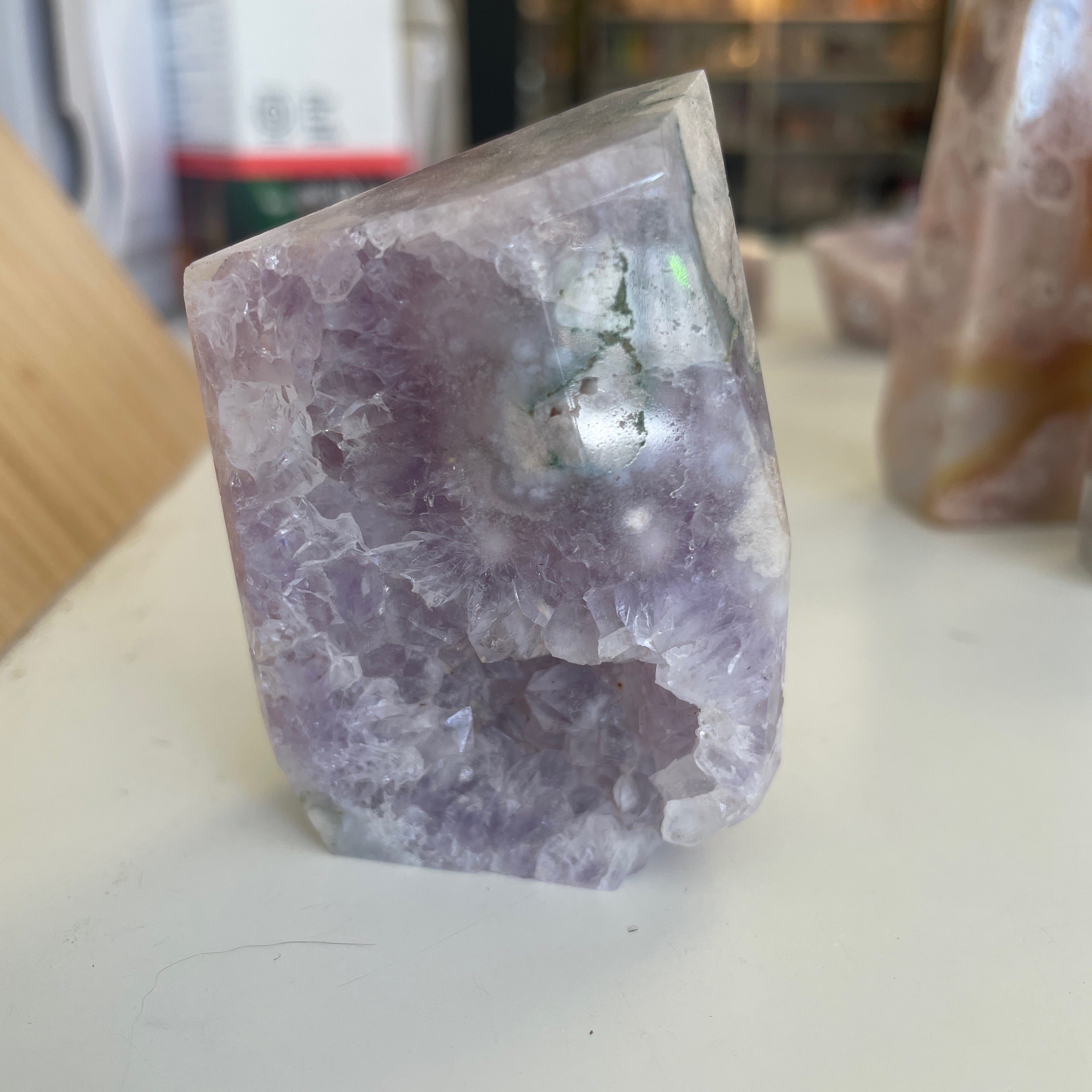 Amethyst Flower Agate Free Form