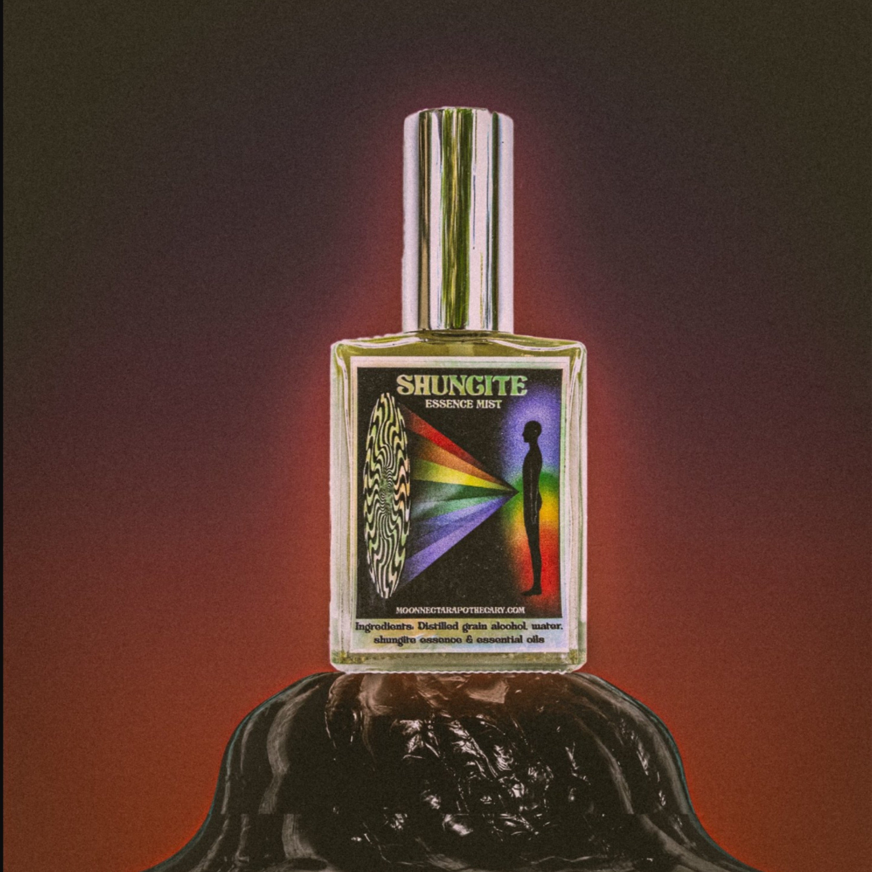 Shungite Gem Essence Mist Perfume - Moon Nectar Apothecary