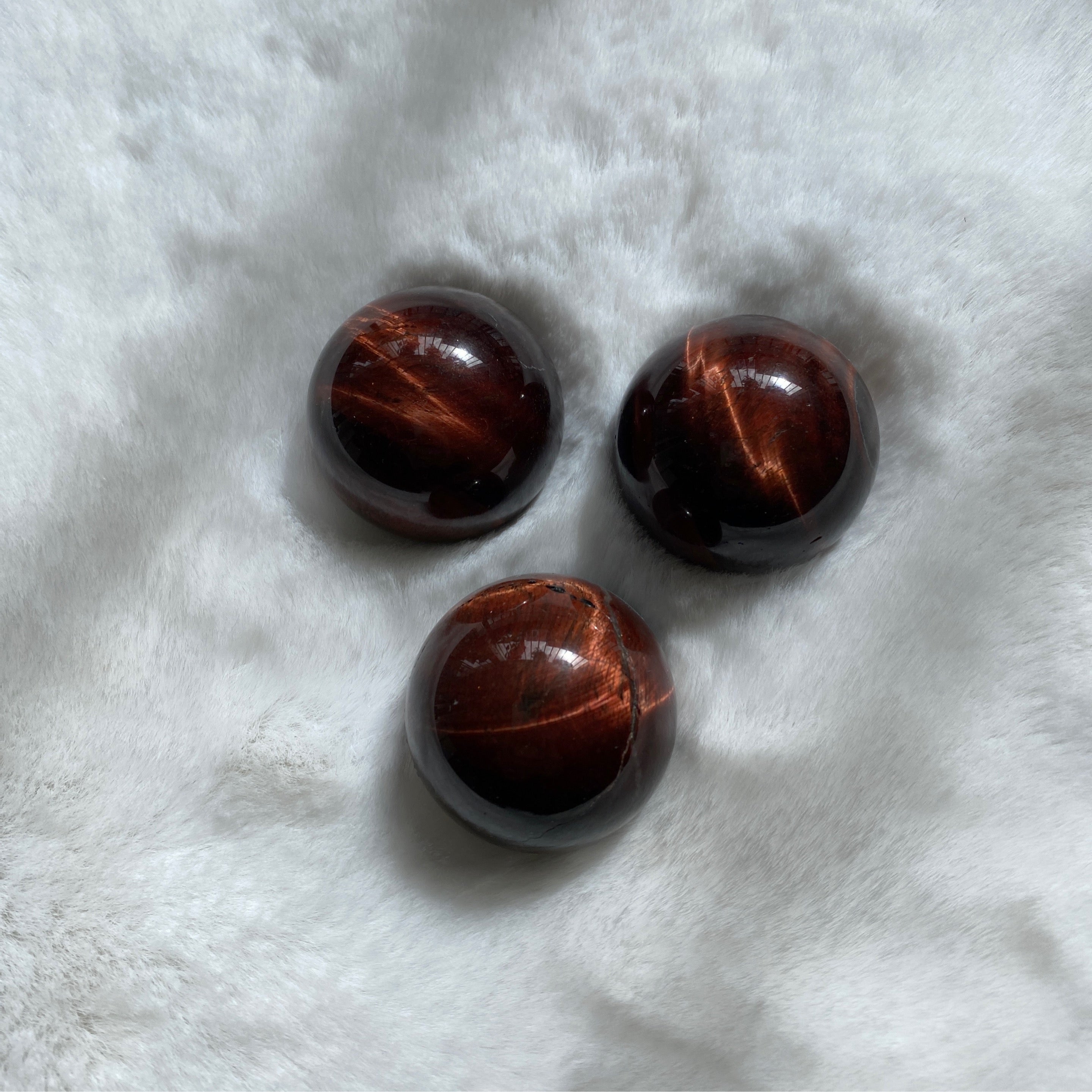 Red Tigers Eye Sphere