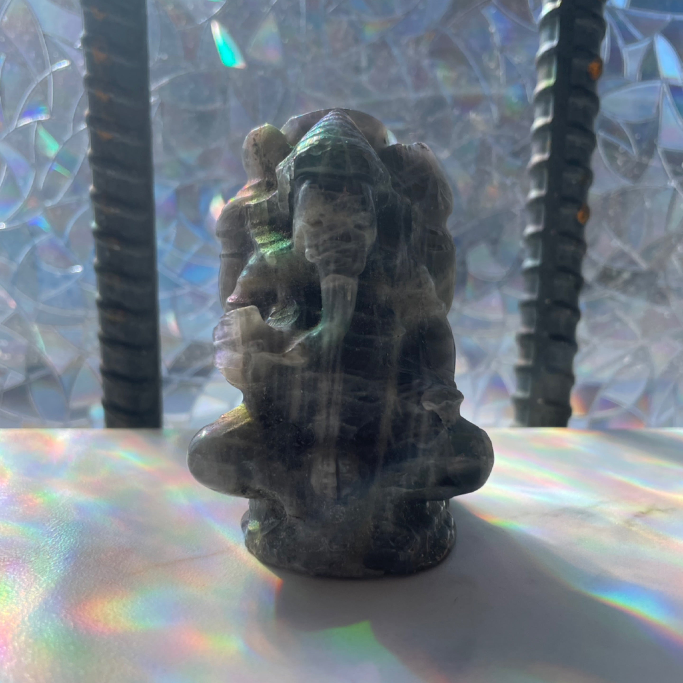 Labradorite Ganesh