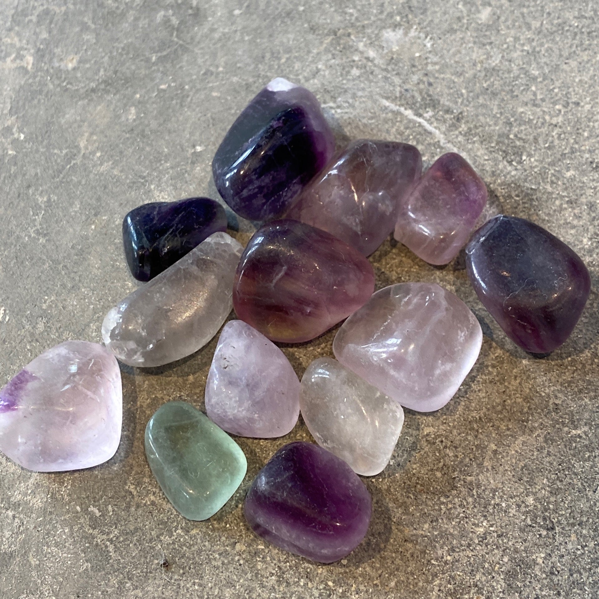 Rainbow Fluorite Tumble