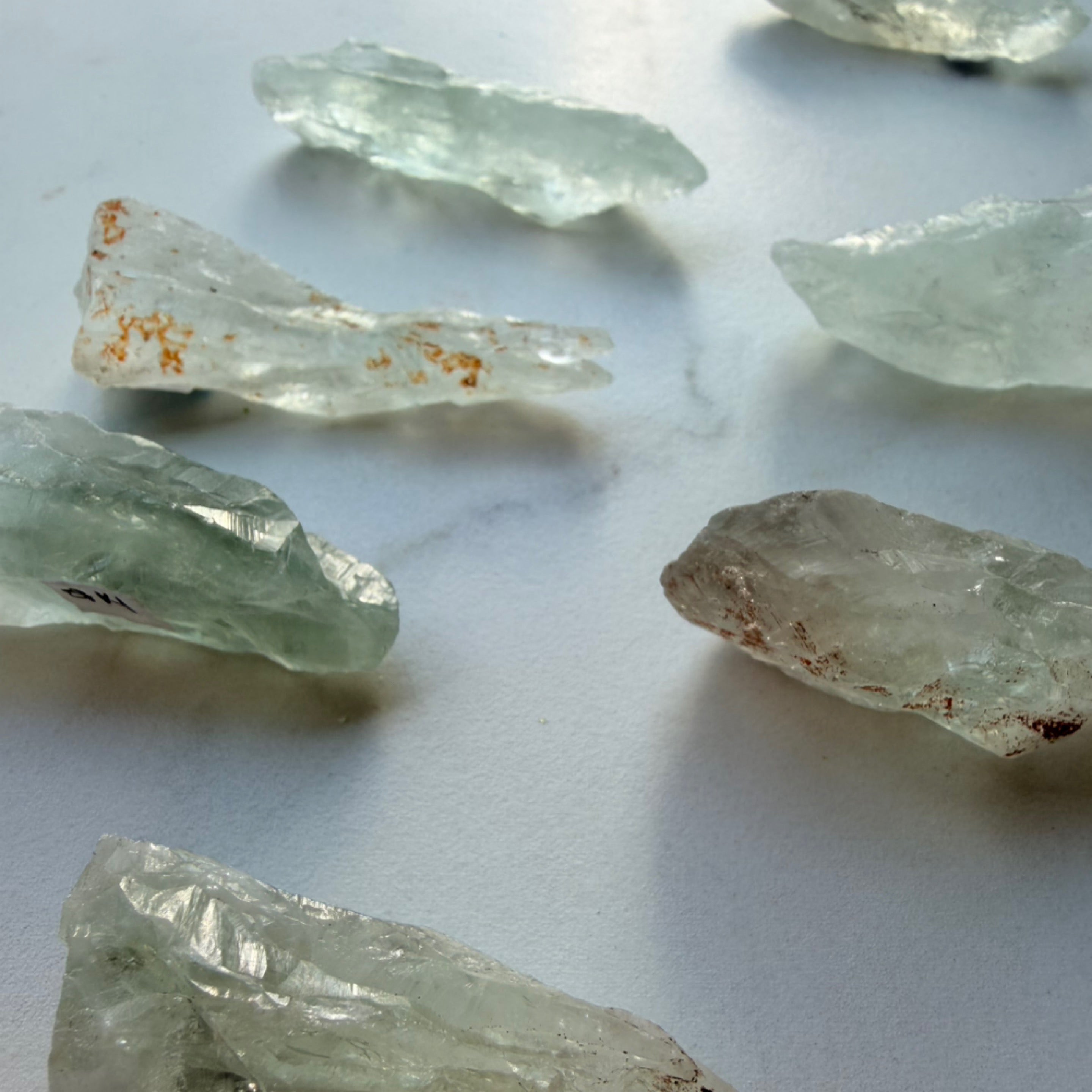 Green Amethyst Raw Point