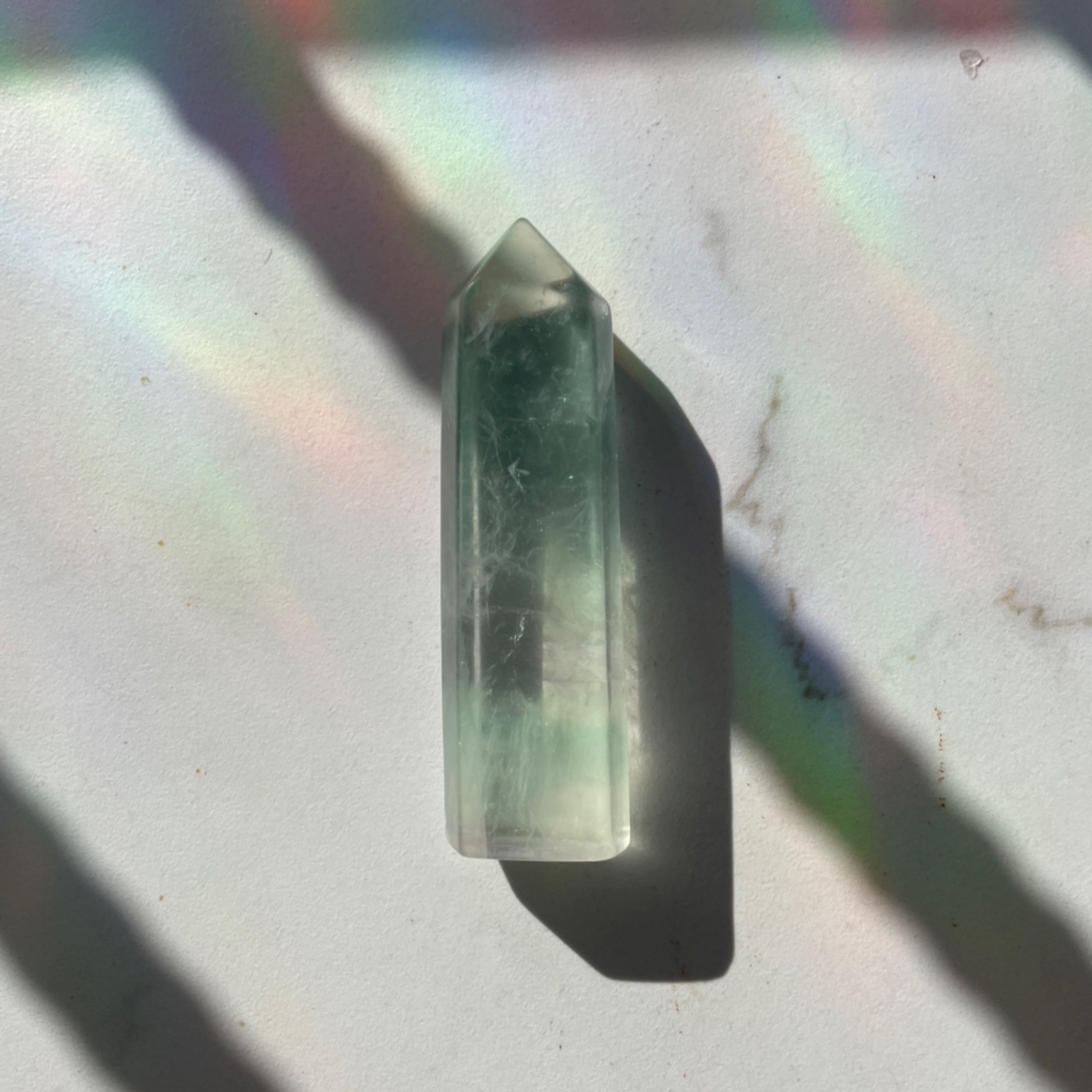 Green Fluorite Tower