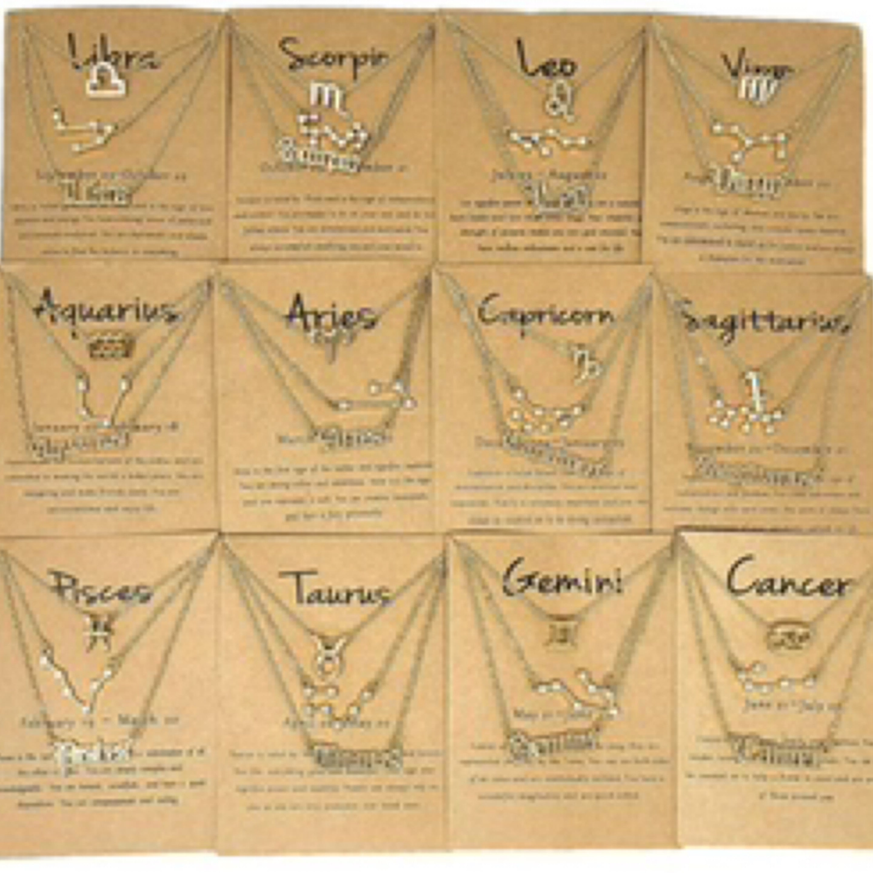 Constellation Zodiac Necklace