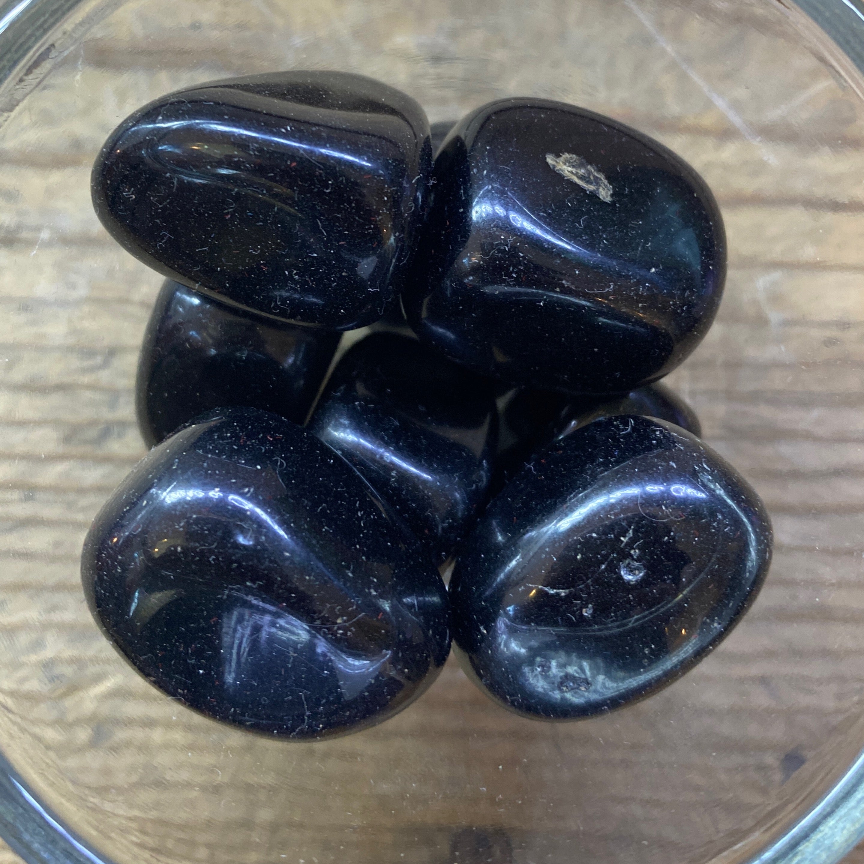 Black Obsidian Tumbles
