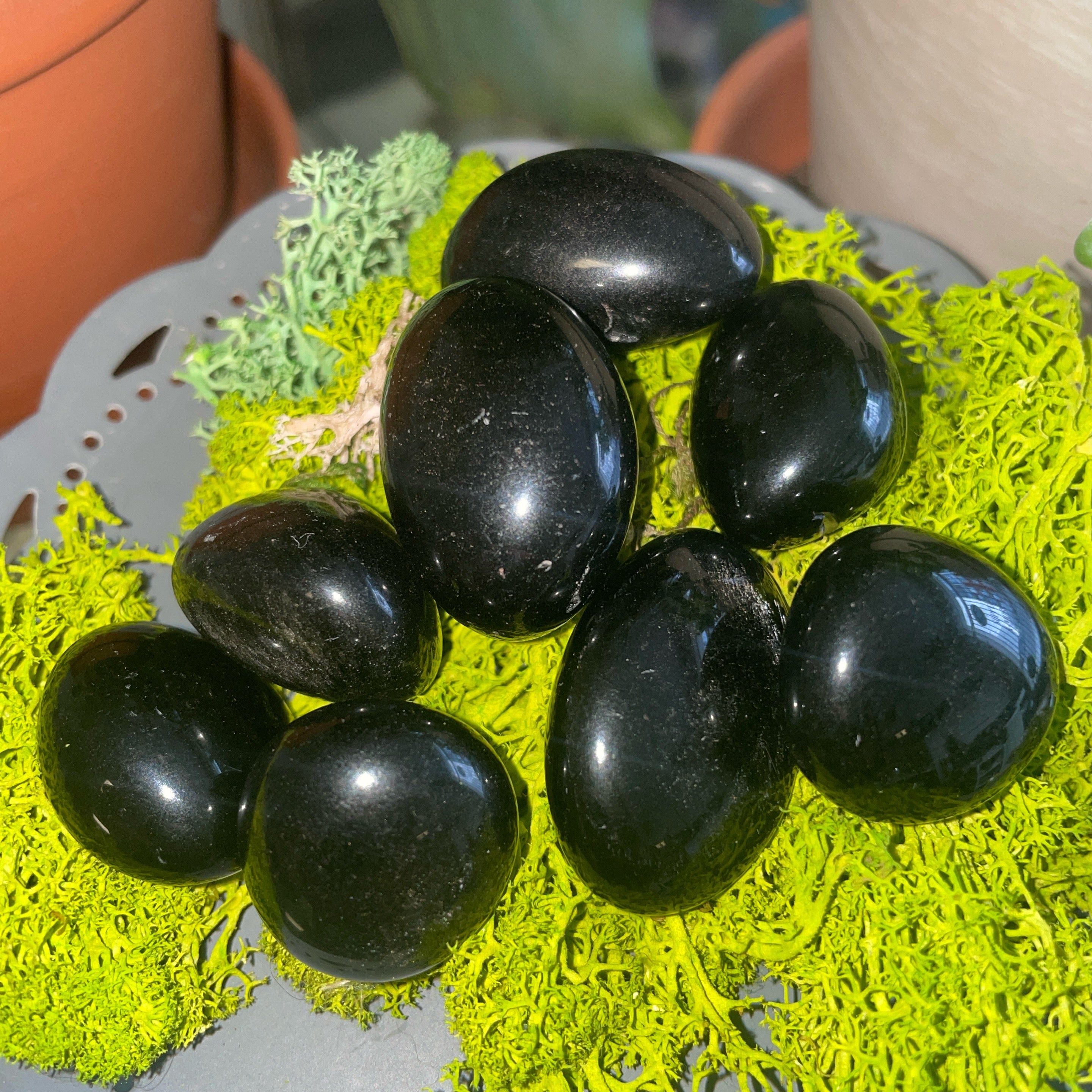 Gold / Silver Sheen Obsidian Tumble