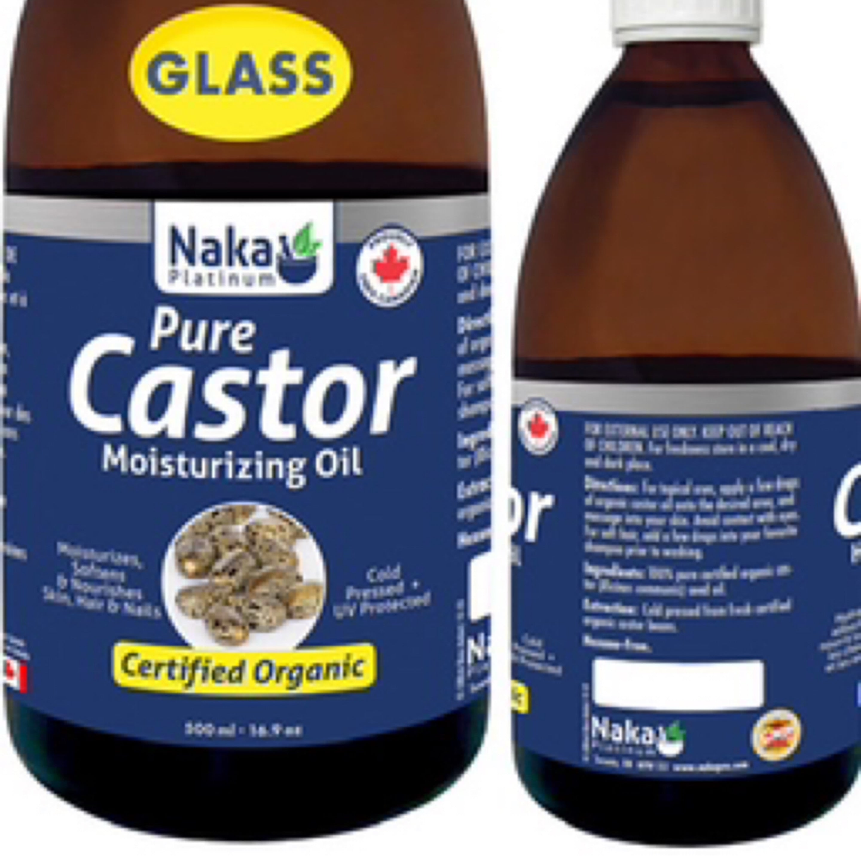 Naka Pure Organic, Cold Pressed Castor Oil