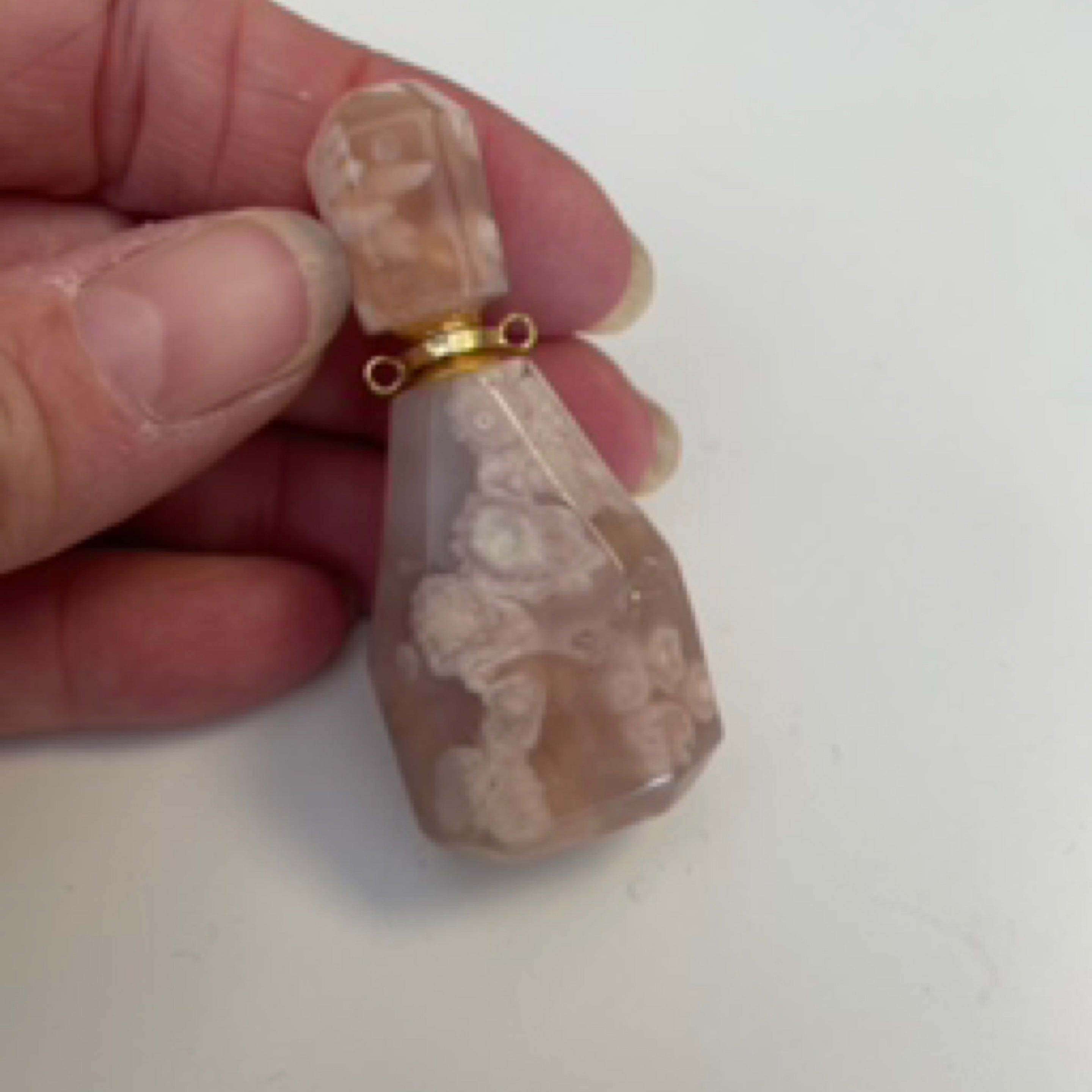 Flower Agate perfume Bottle LG