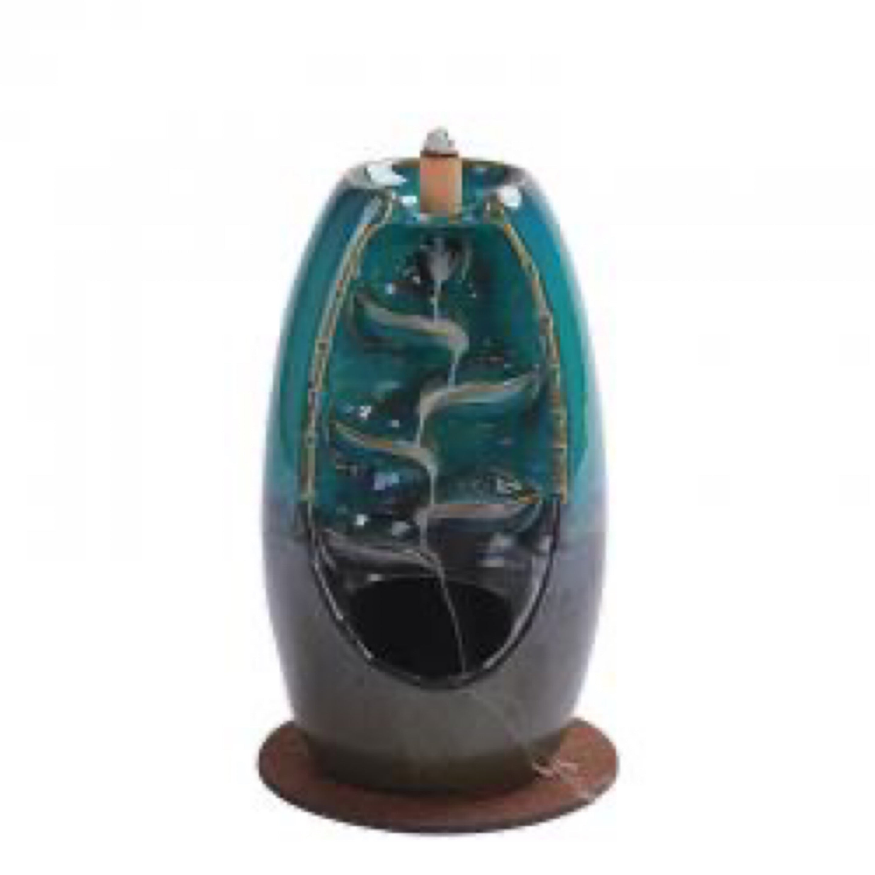 Waterfall Ceramic Backflow Cone Burner