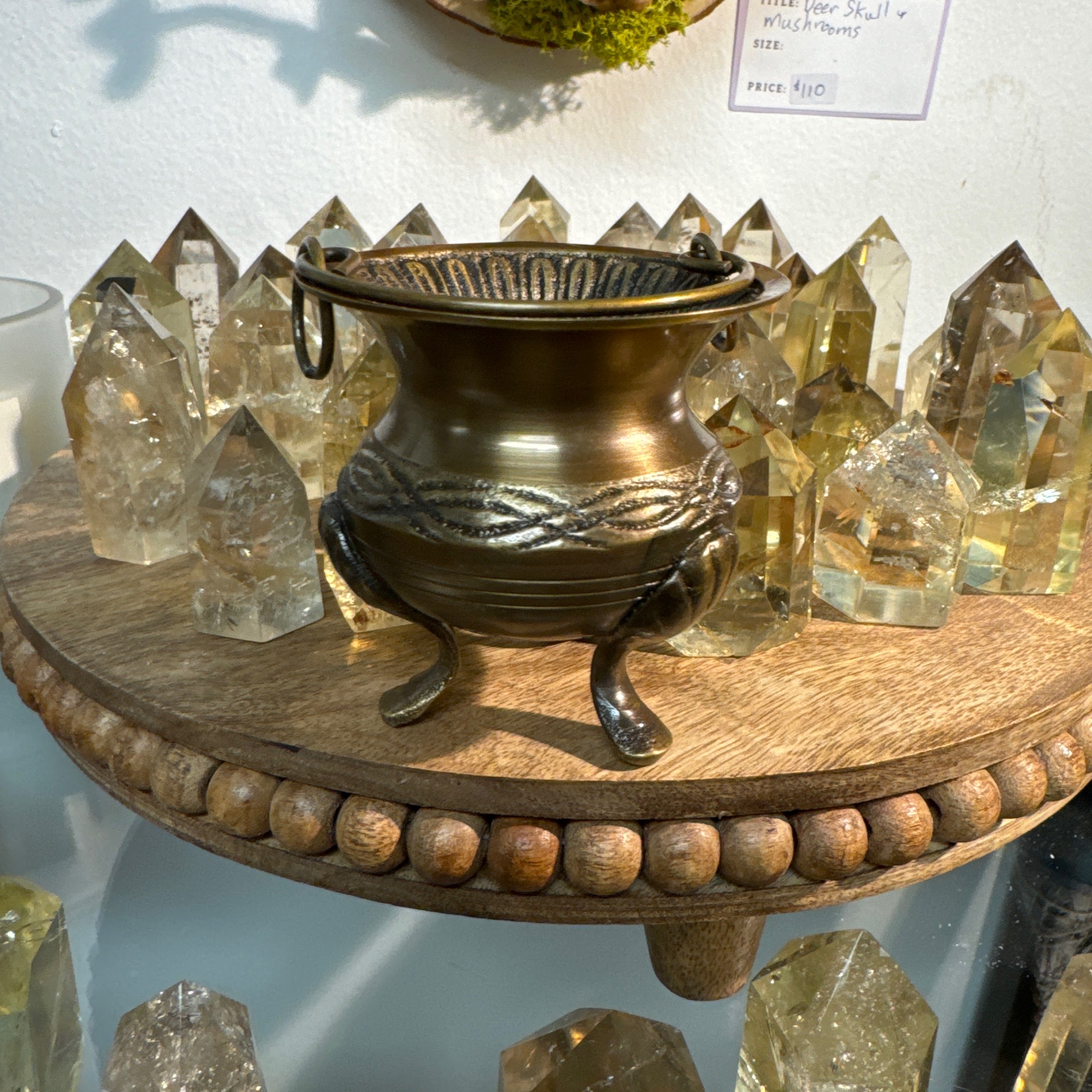 Mini Brass Cauldron