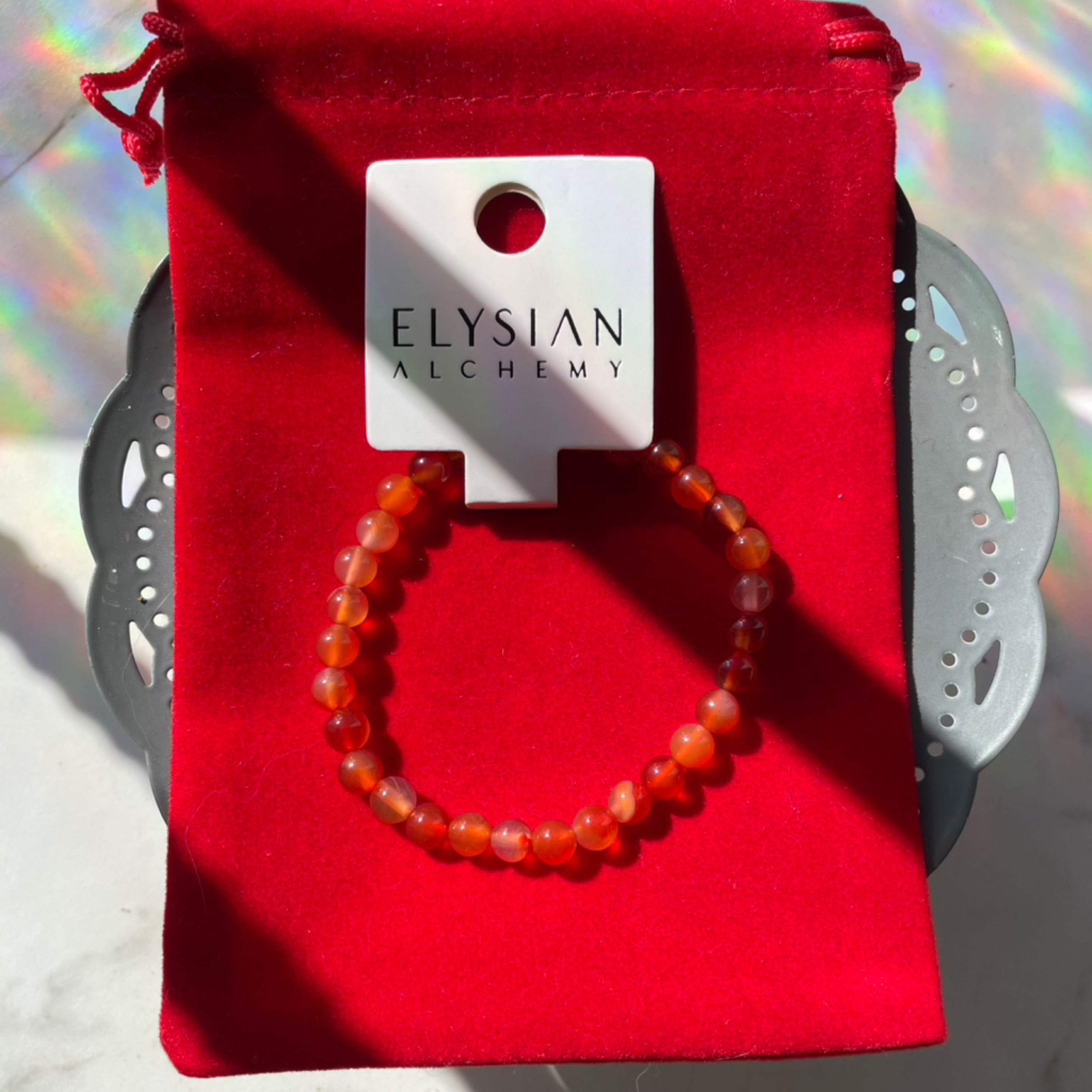 Carnelian Bracelet 6mm