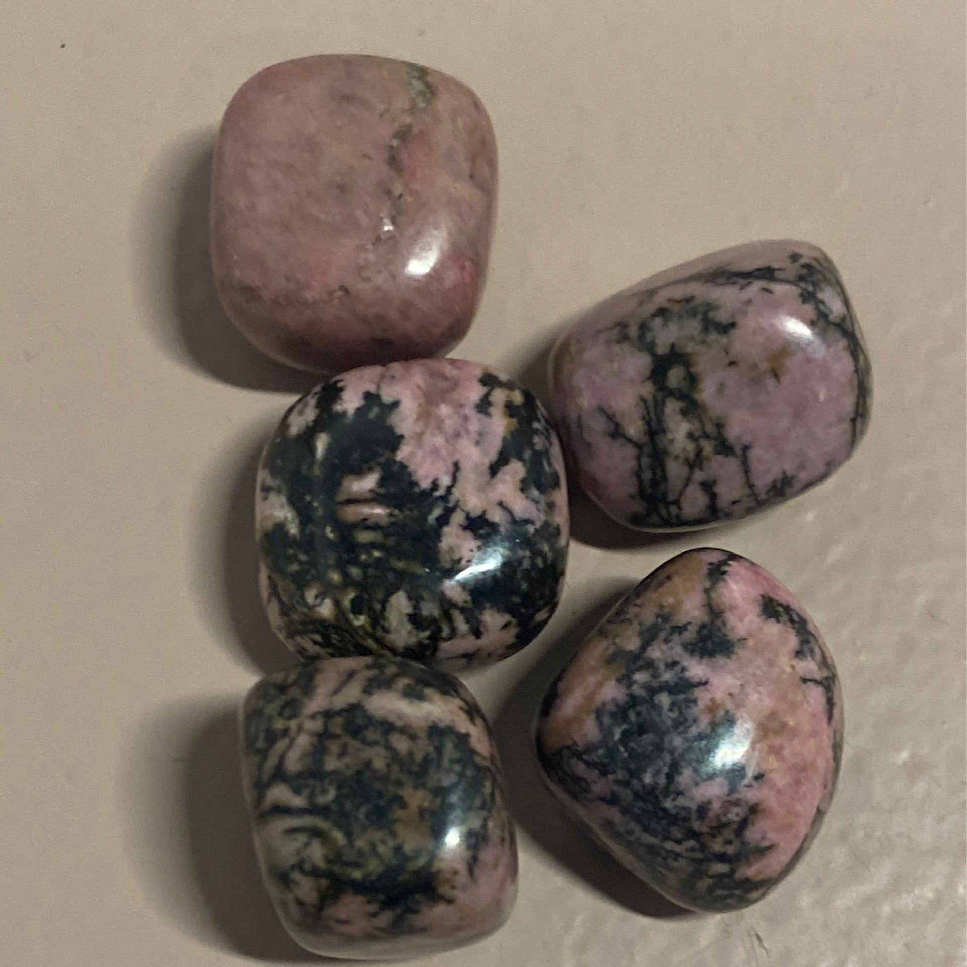 Rhodonite Tumbles